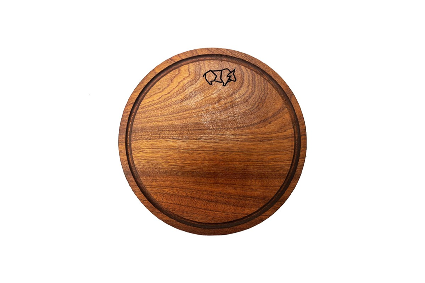 لوح تقطيع خشبي دائري