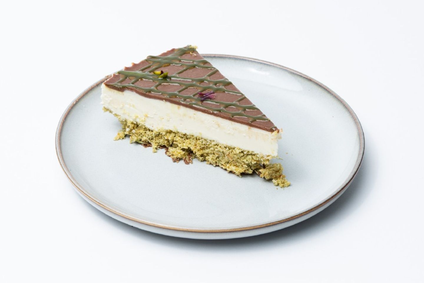 Kounafa Pistachio Chocolate Cheesecake