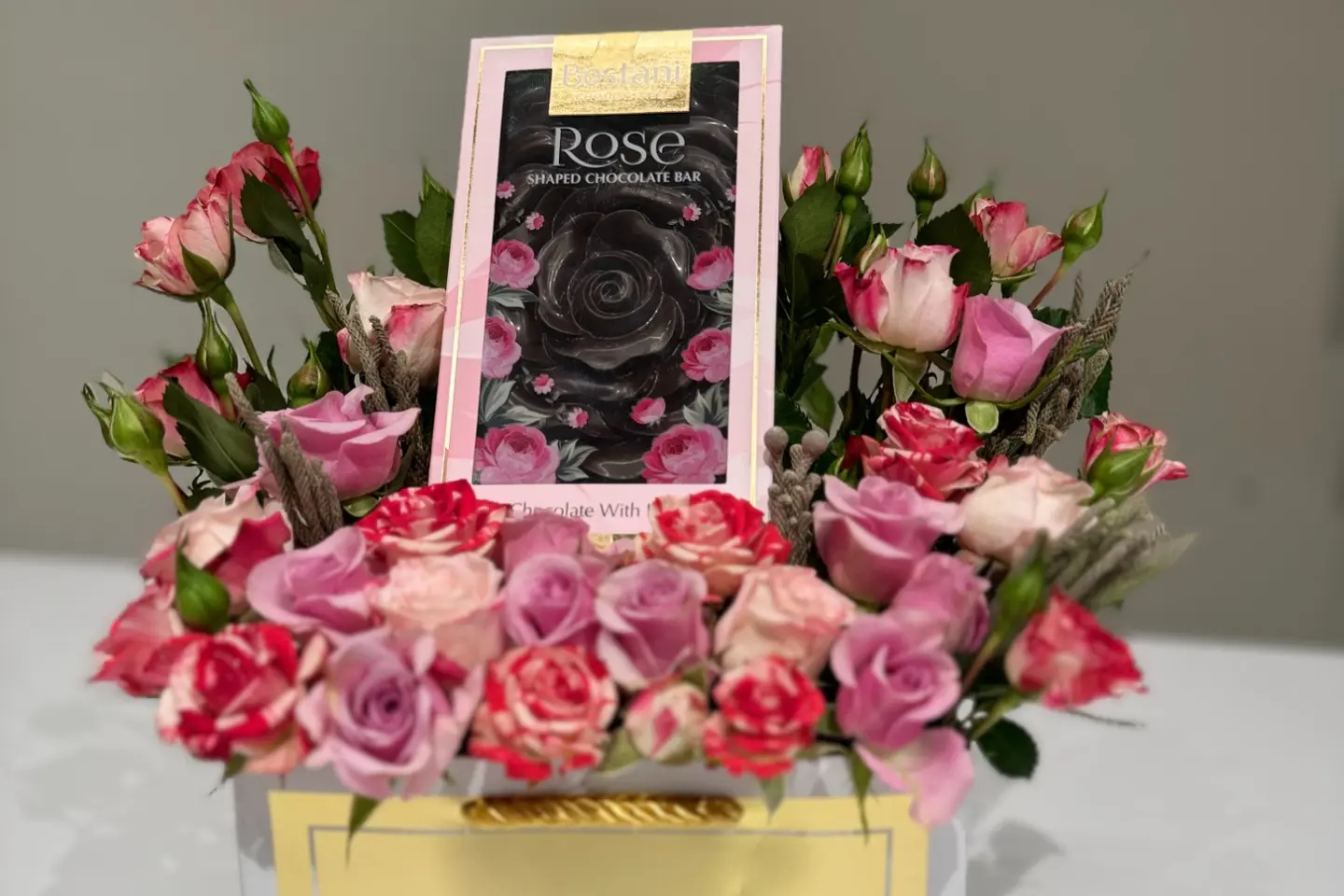 Garden Chocolate With Roses