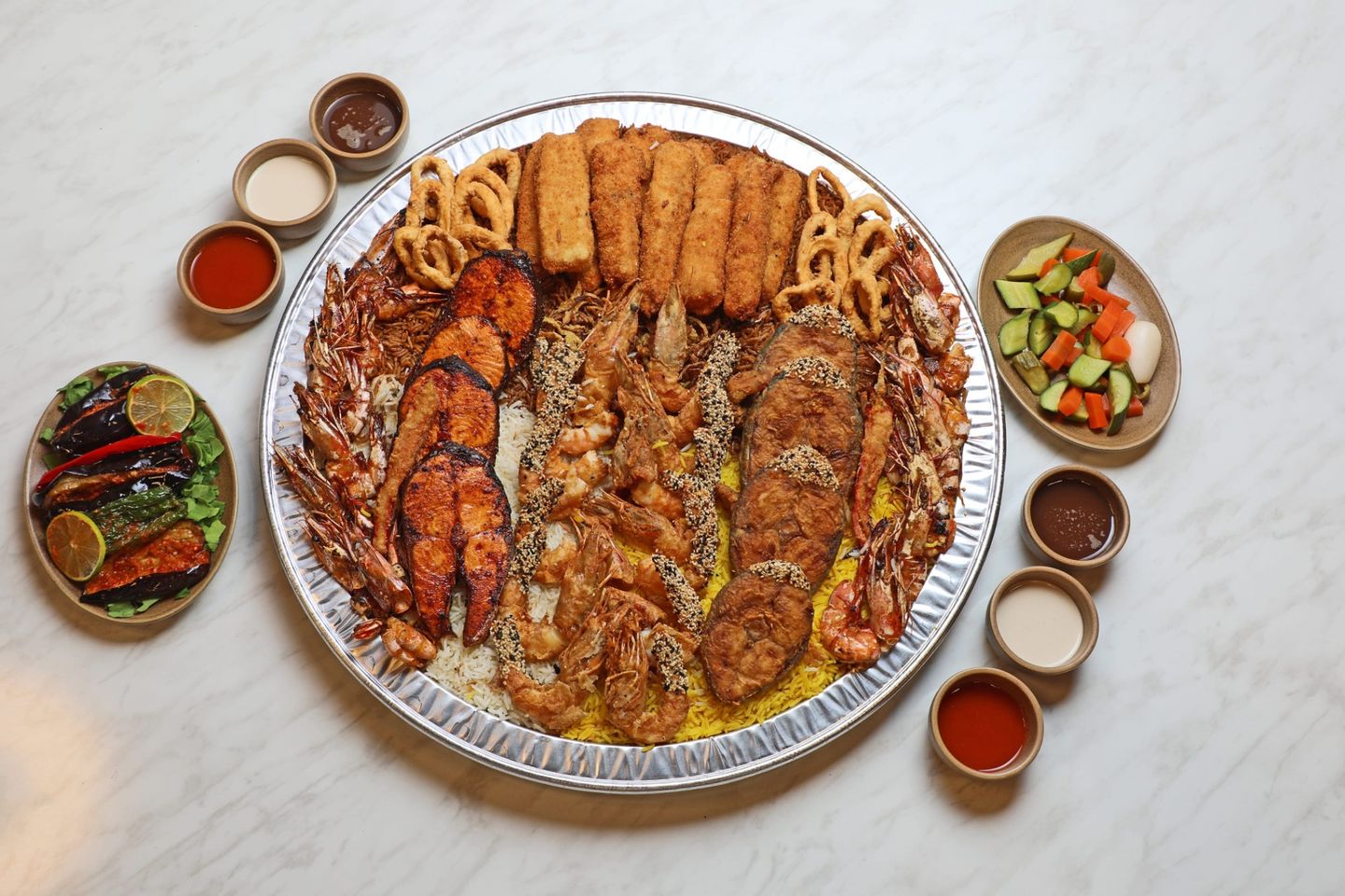 Salmon And Kanad Tray
