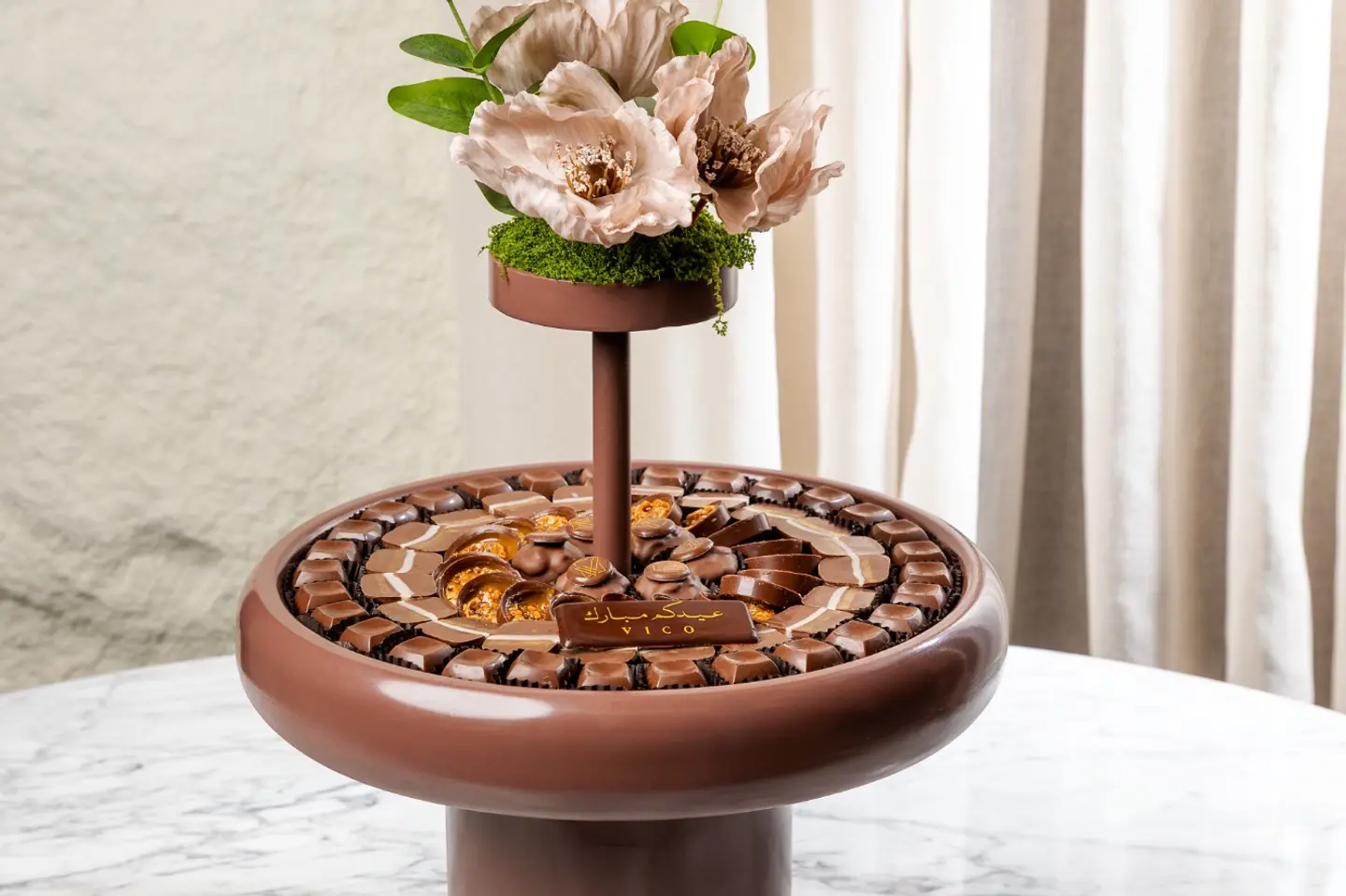 صينيه البرغندي بالورد