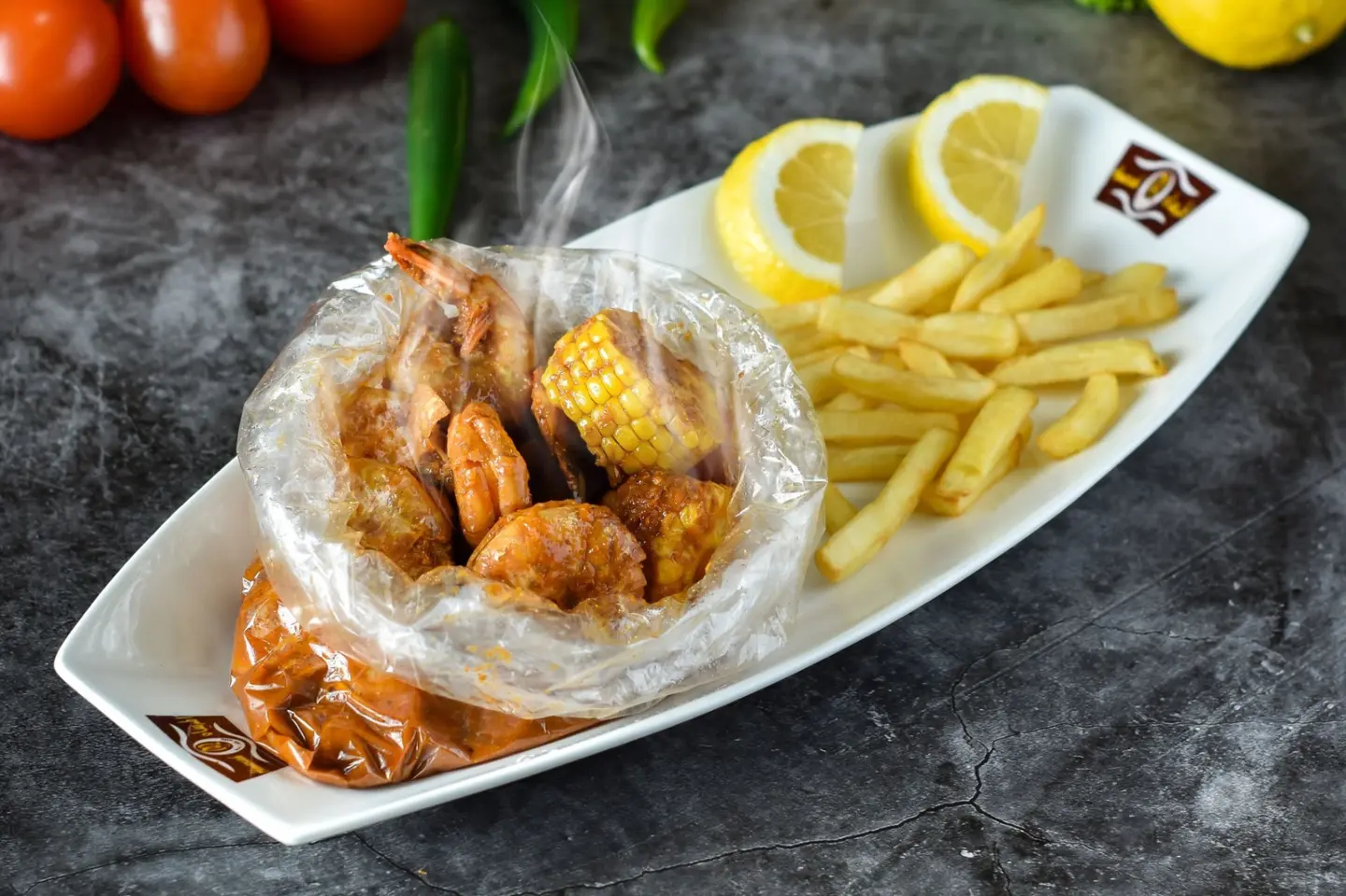 جمبري كيس بالبهارات الخاصة