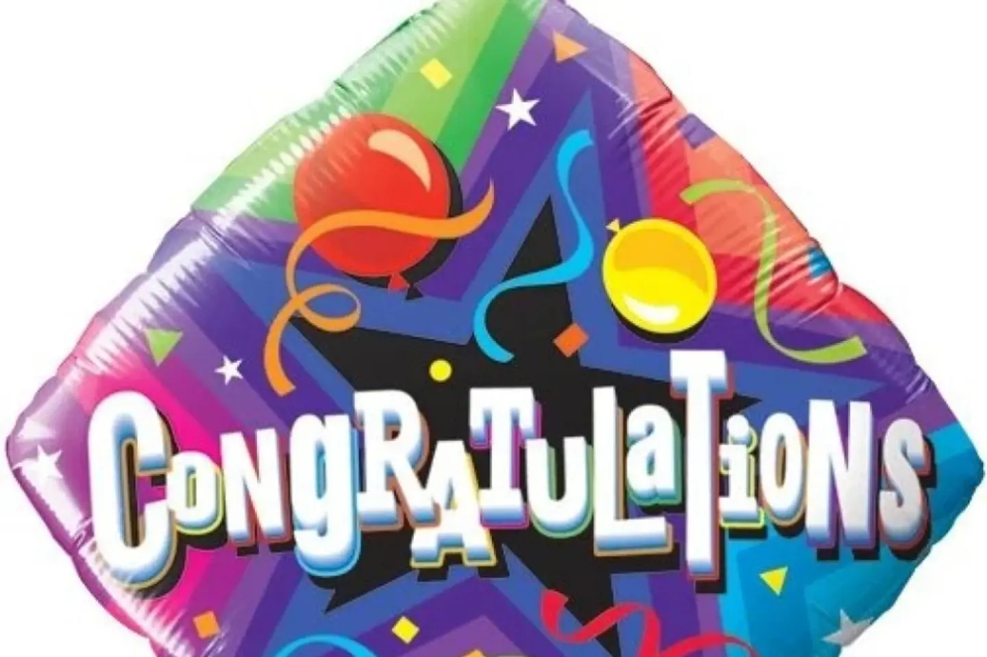 Congratulations Balloon Foil