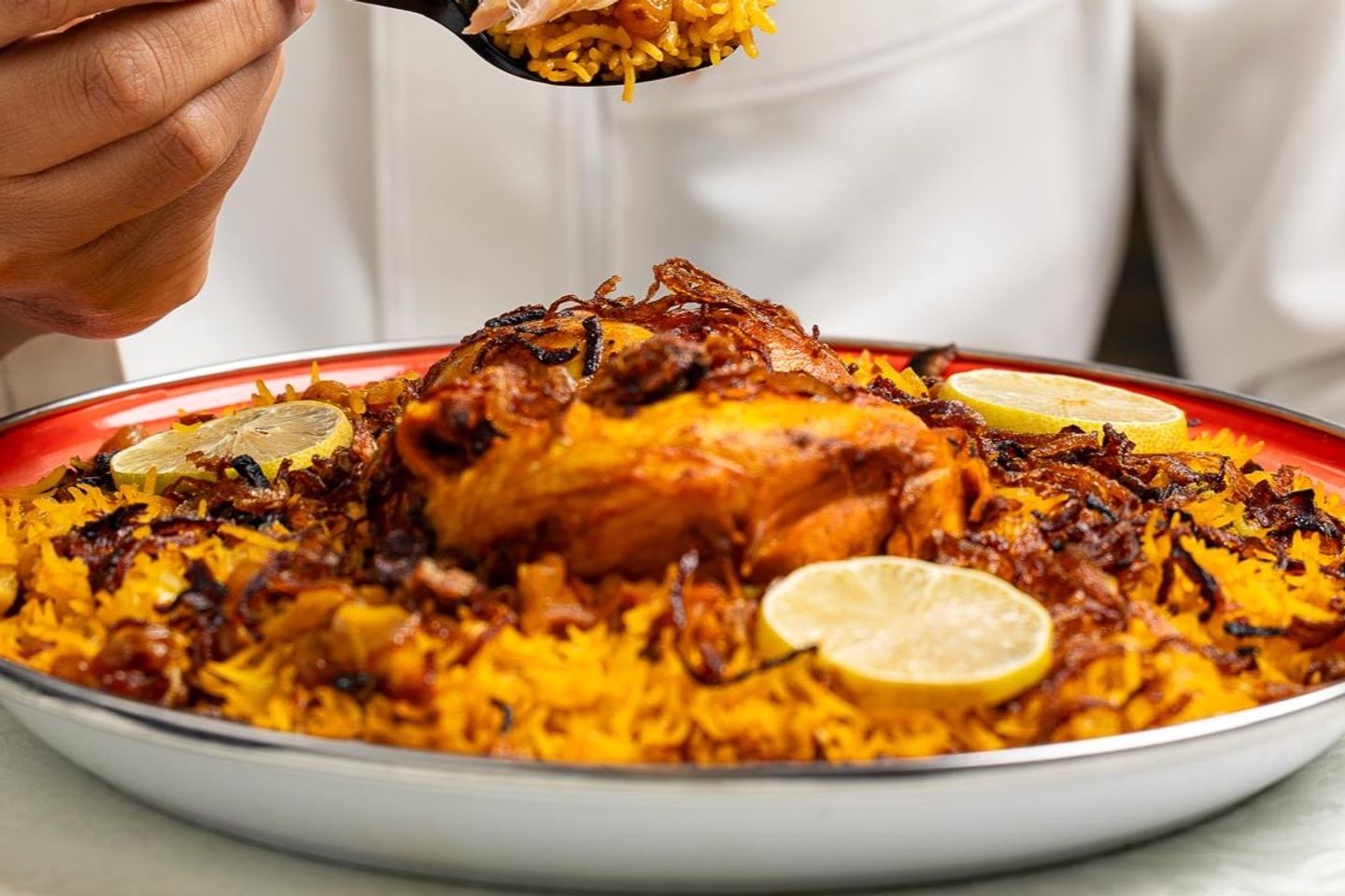 حبة دجاج كبسة حساوي