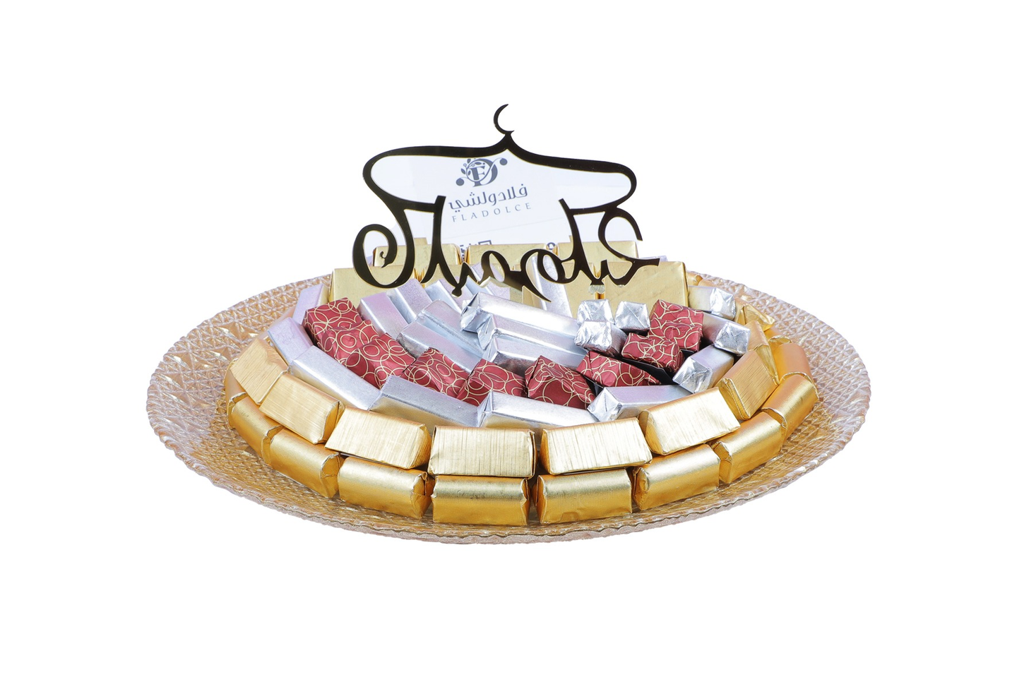 A Plate Of Luxurious Belgian Wrapped Chocolate