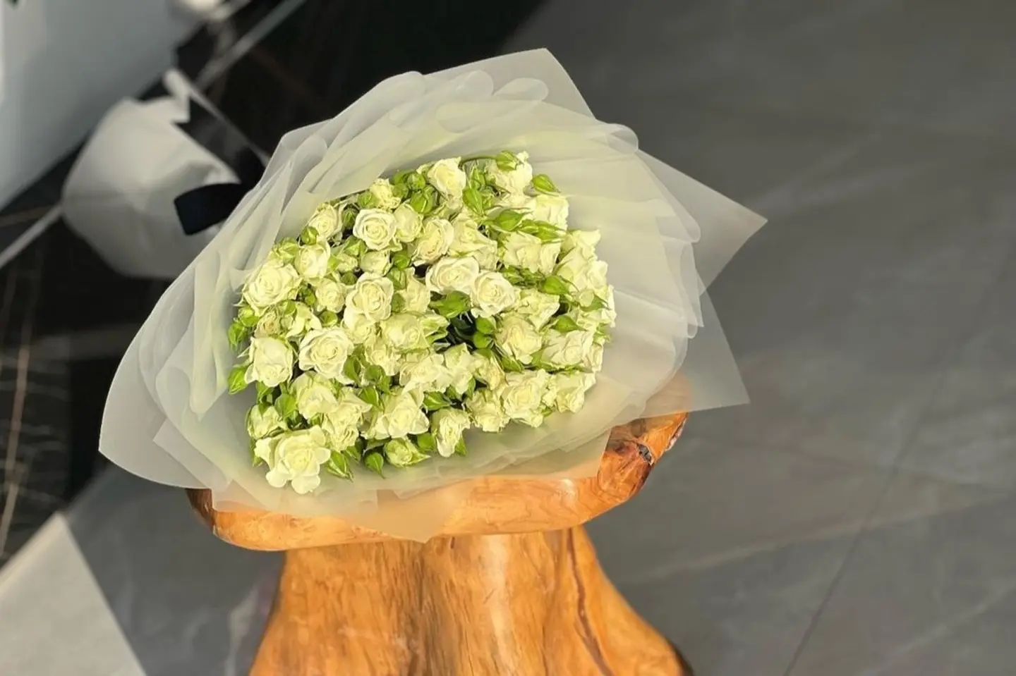 باقة جمال البيبي جوري الابيض