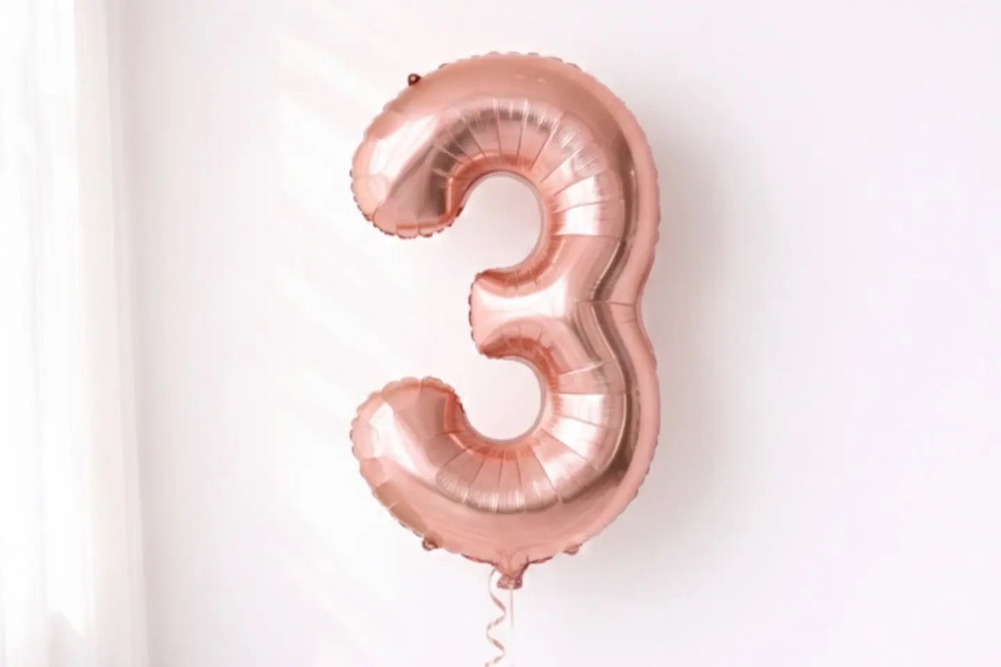 بالونة هيليوم رقم قولد روز