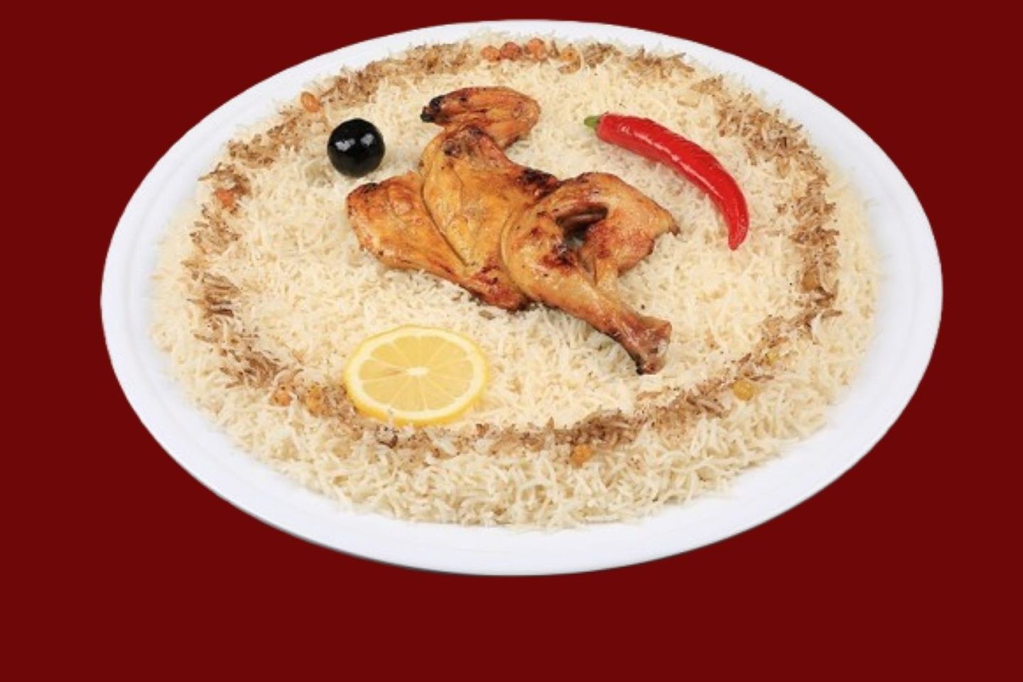 نصف دجاج مظبي