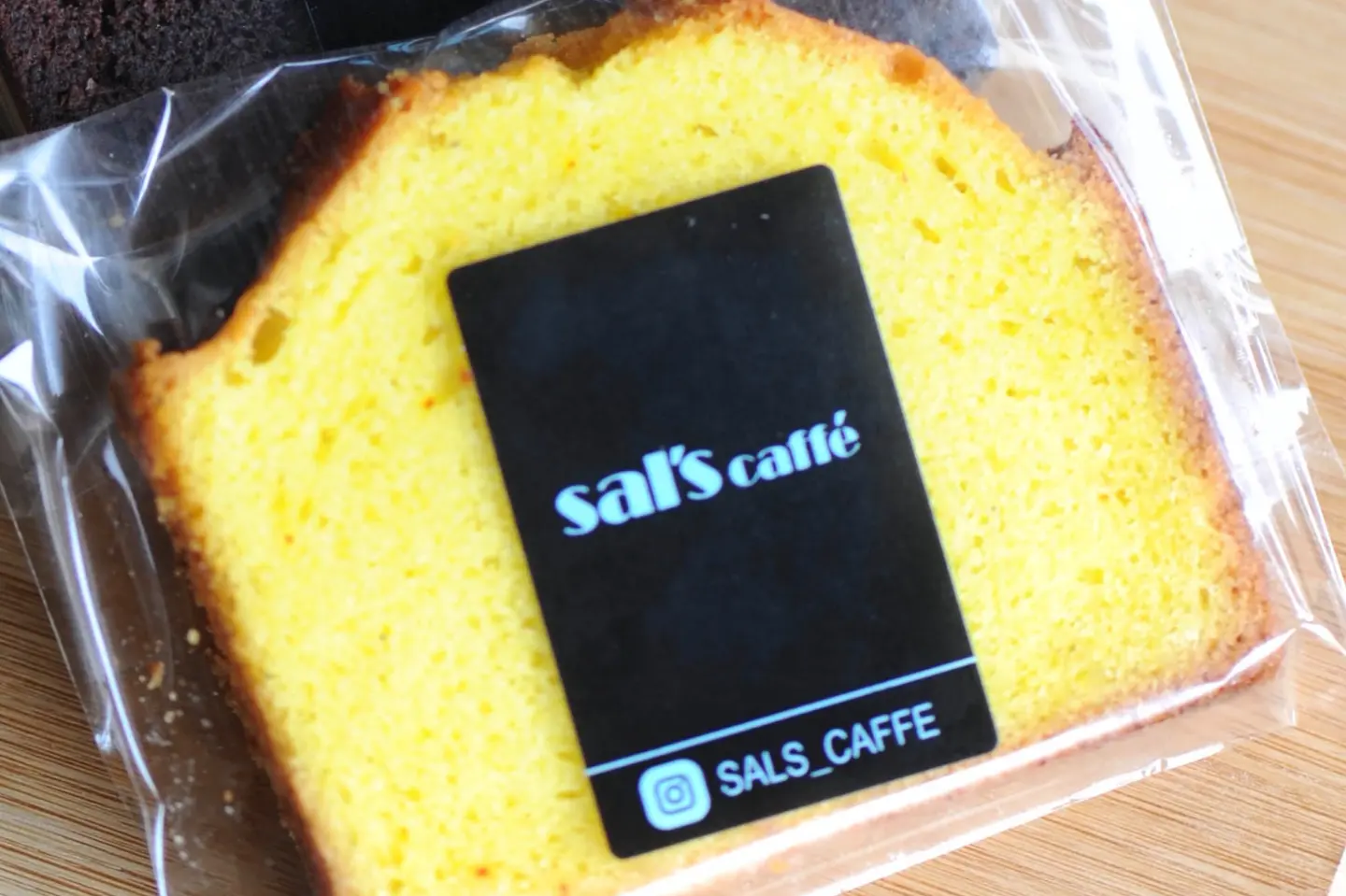 Saffron Cake Slice