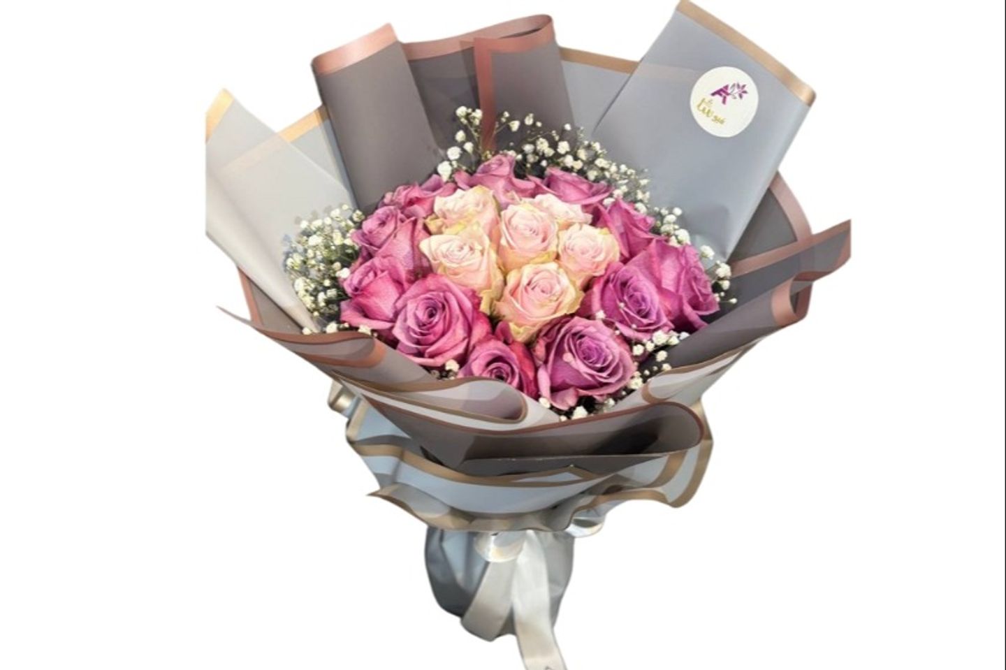Pink Roses Gift Bouquet