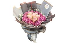 Pink Roses Gift Bouquet