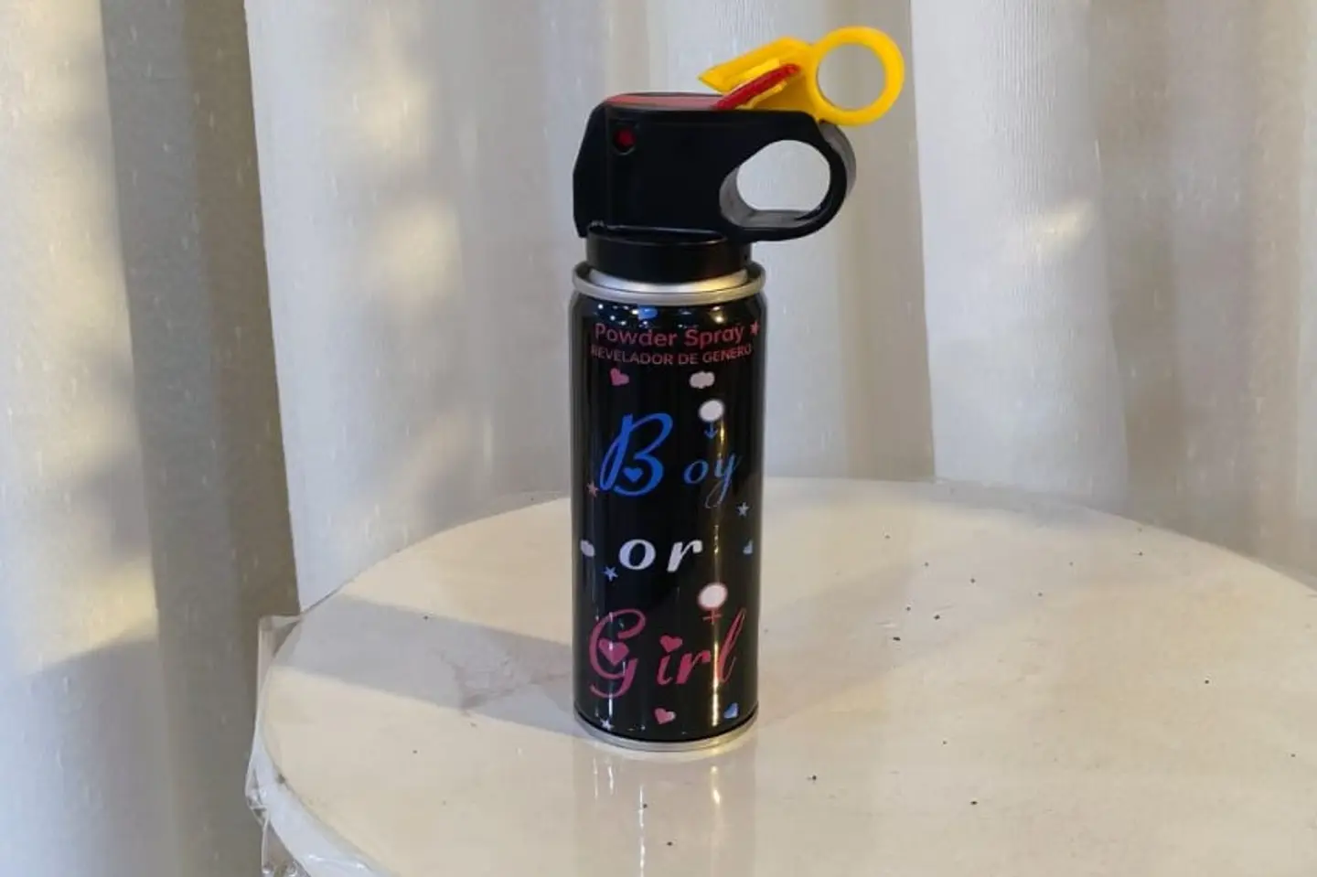 Fetal Gender Determination Fire Extinguisher