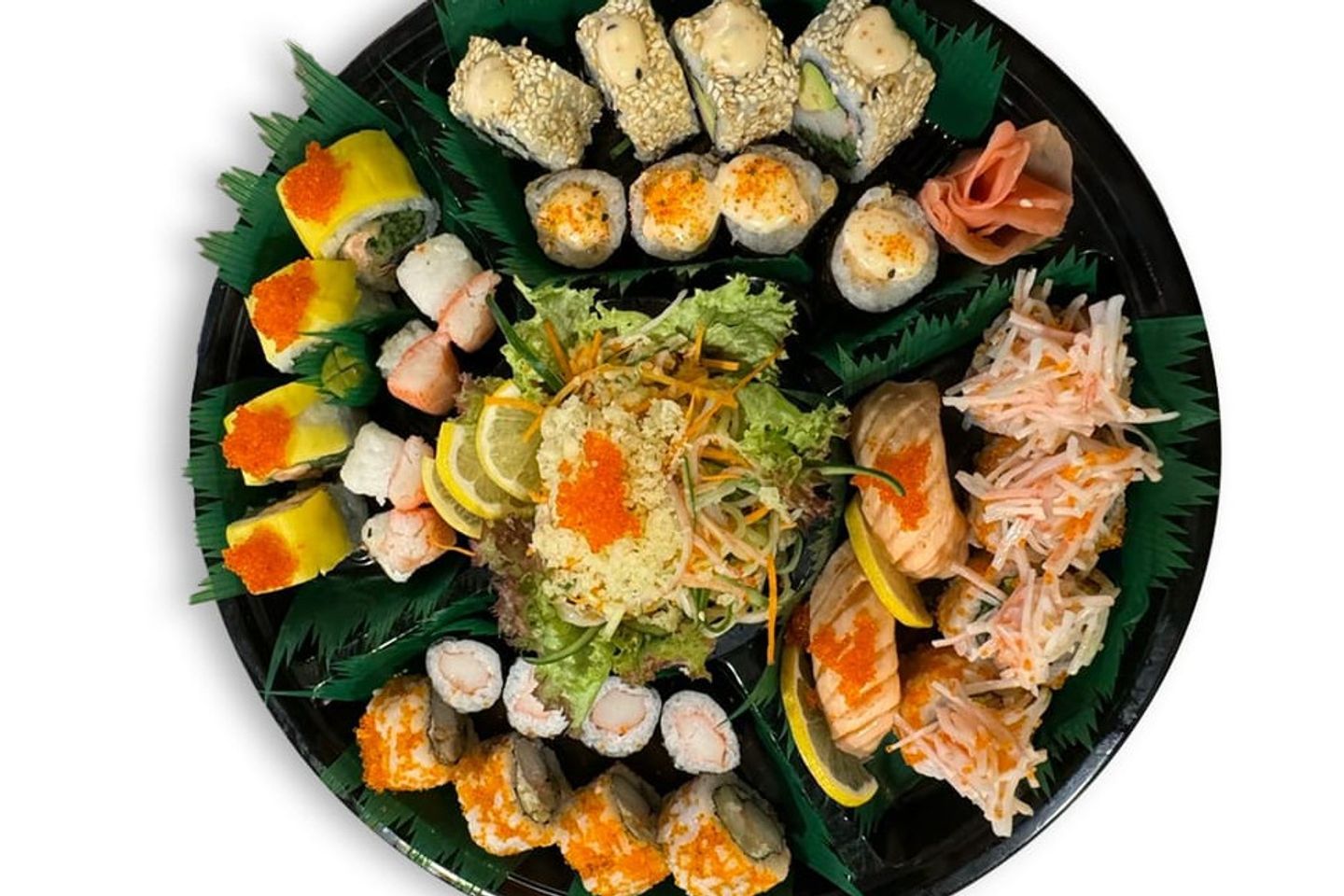 Crazy Sushi Platter 30 Pcs Free Crab Salad