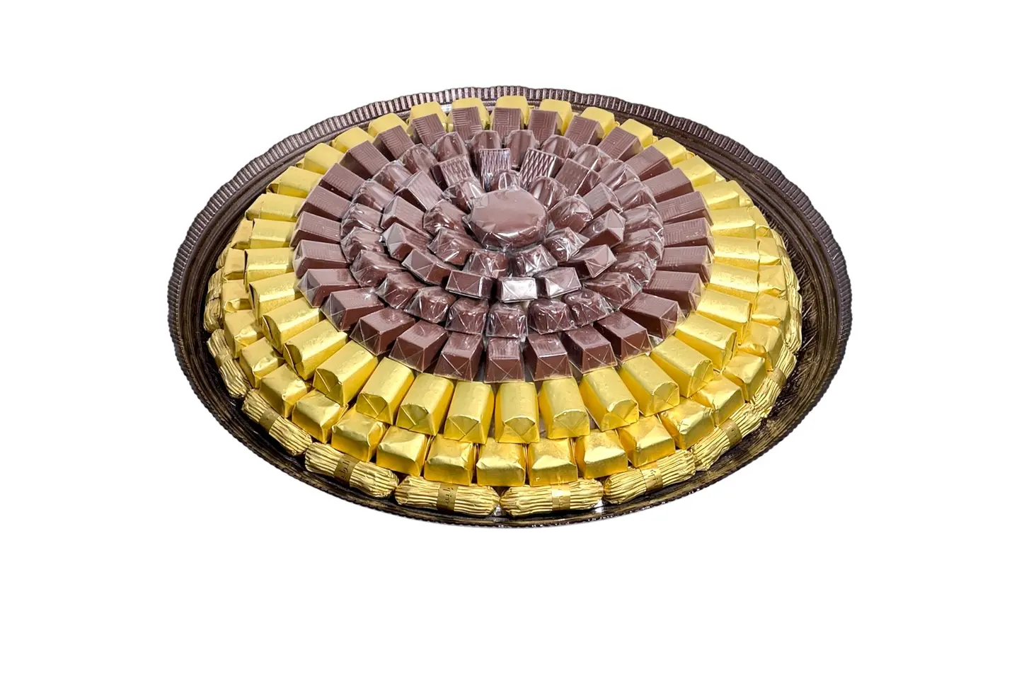 Large Glass Tray Assorted Chocolate