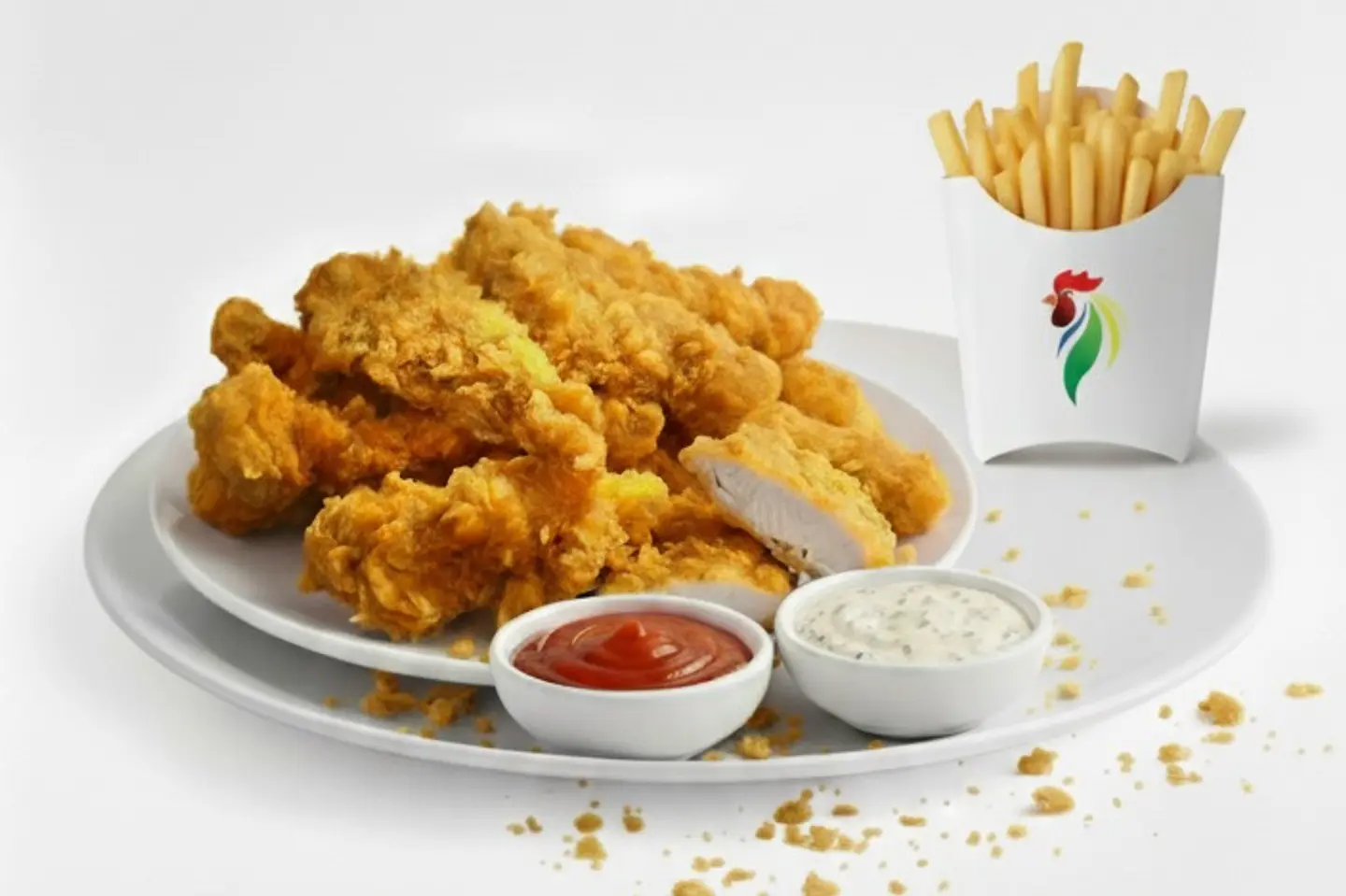 أصابع دجاج طازجة