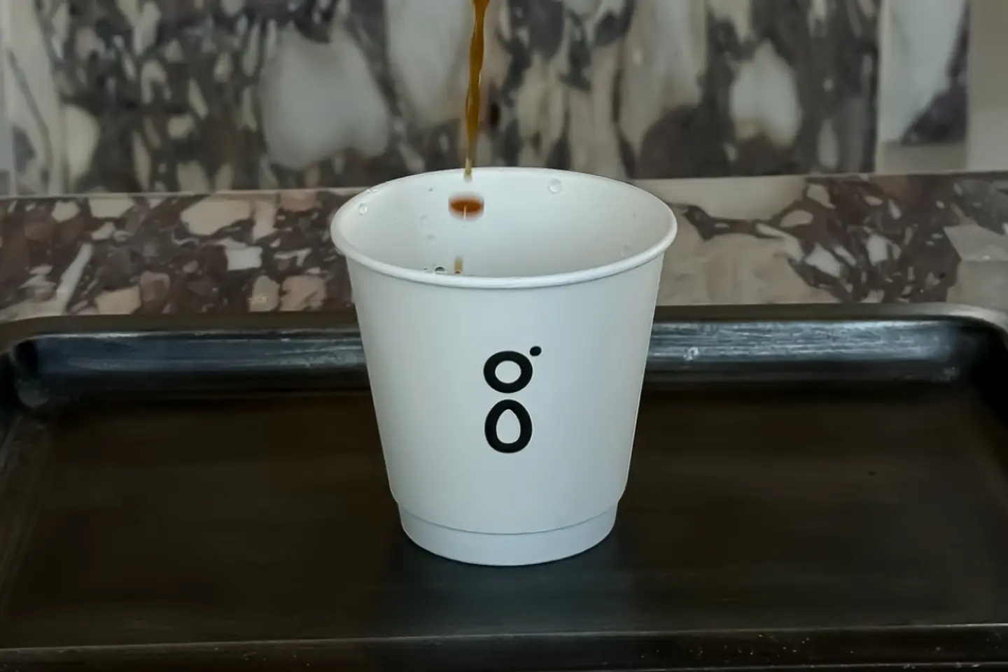 قهوة مقطرة حارة