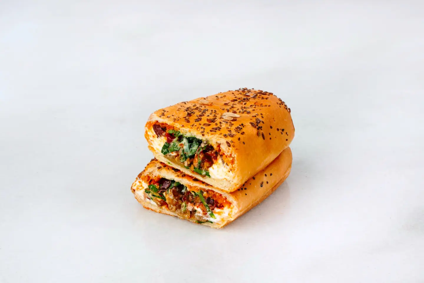 Labneh Makdous Sandwich