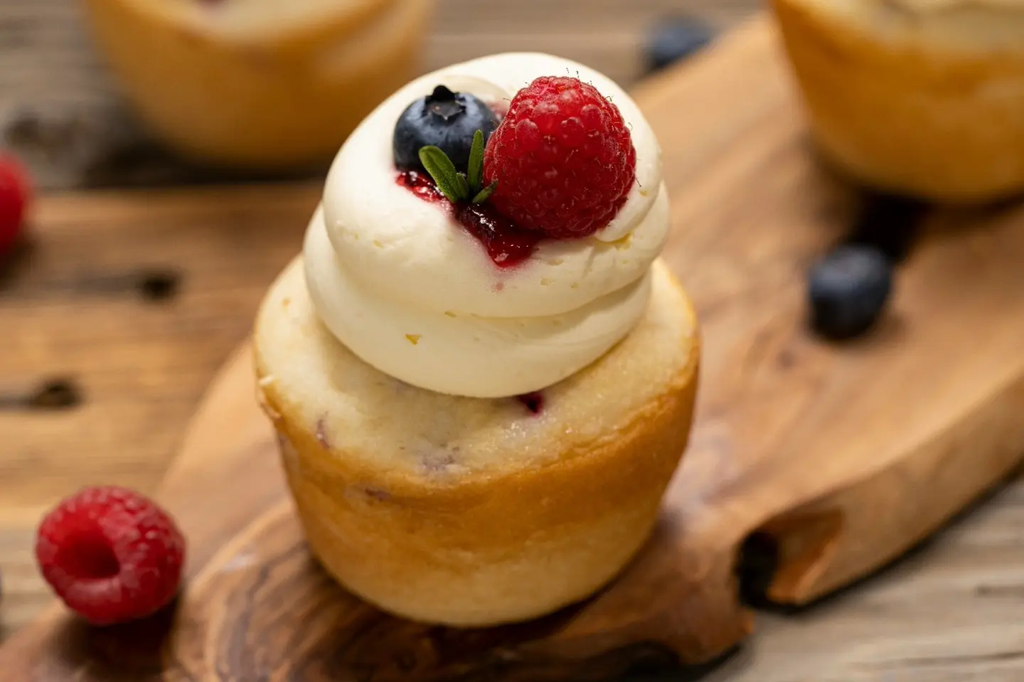 Vanilla Raspberry Cake