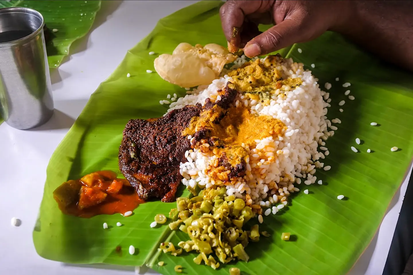 وجبة سمك مقلي