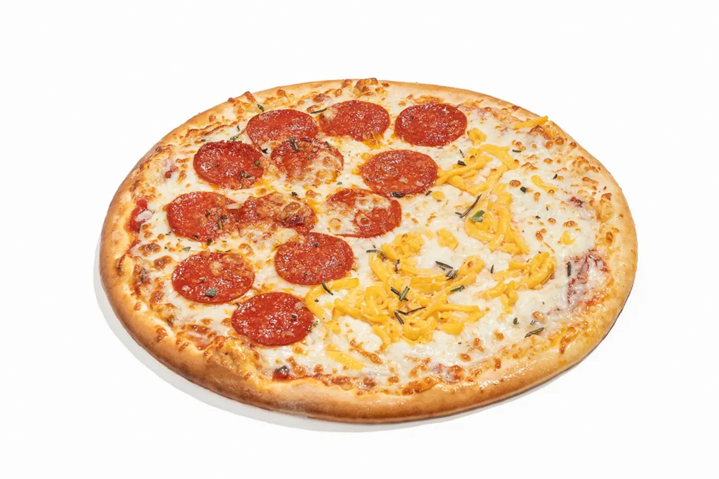 بيتزا نص مكس