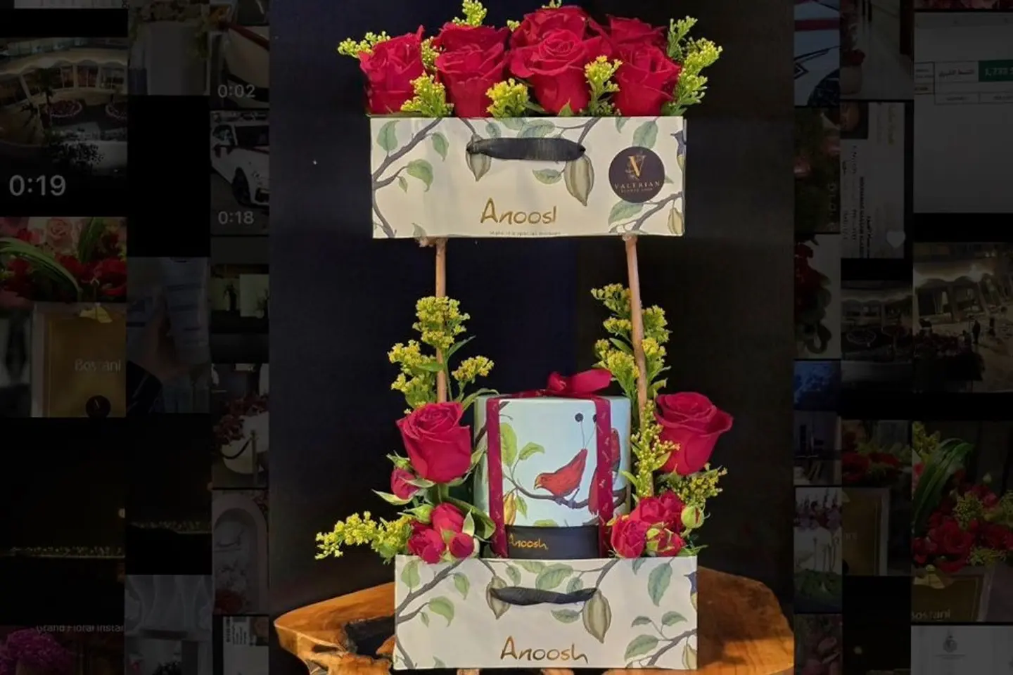 Anoush Chocolate, Open Red Rose