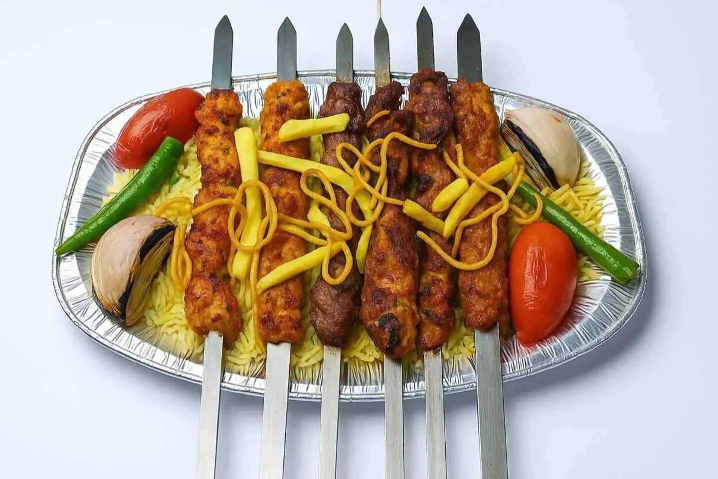 صحن مشويات مشكل صغير