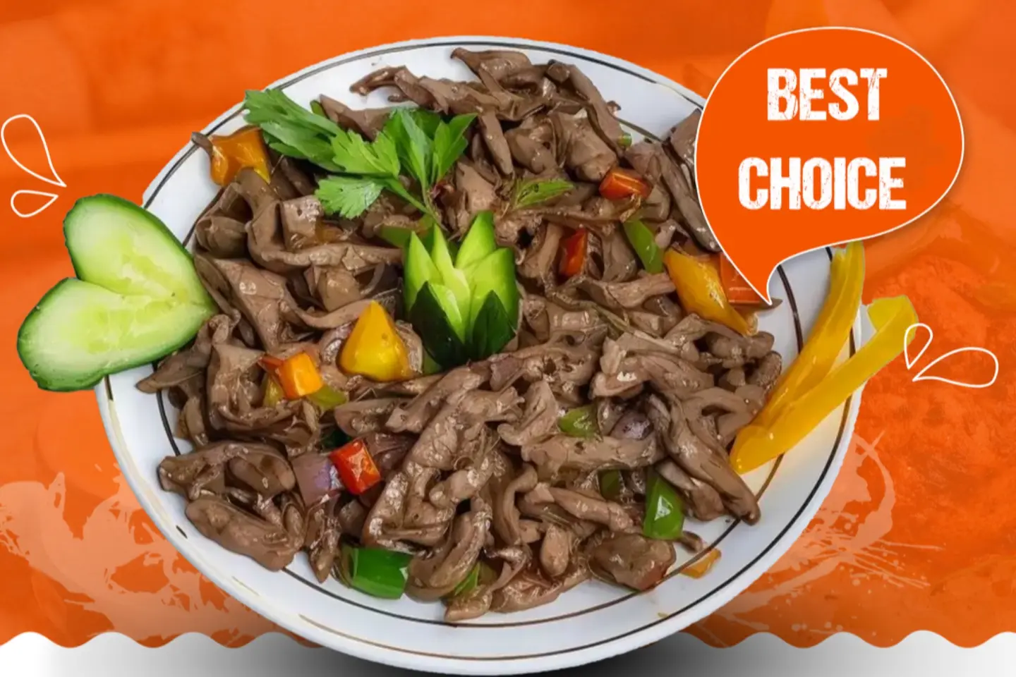 صحن كبده حاشي طازج