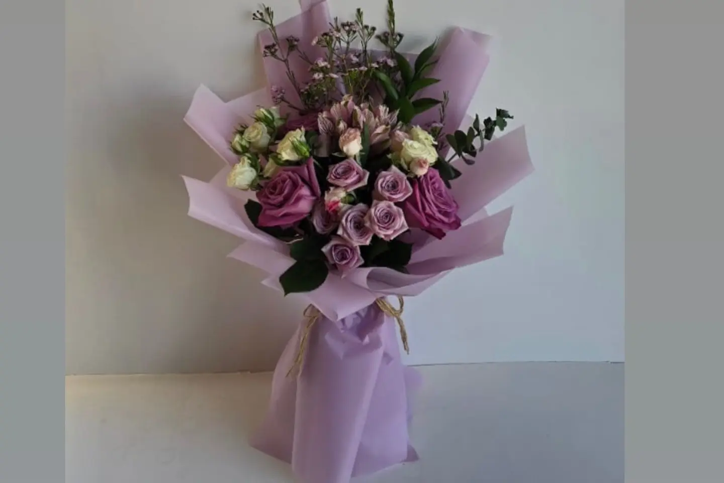 Purple Wrapping Bouquet
