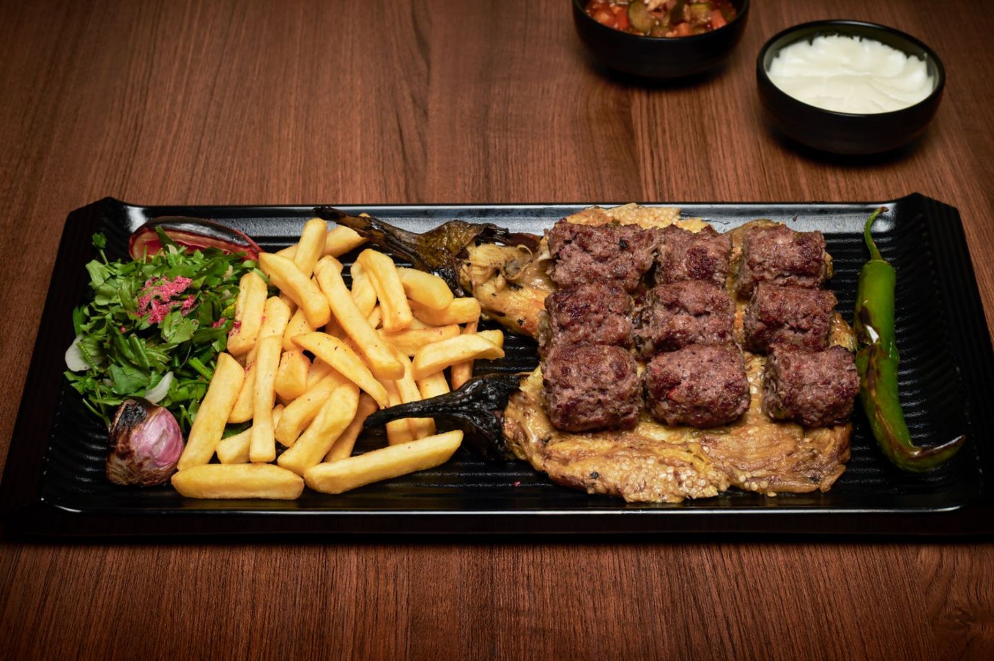 "Kebab With  Smoked Eggplant"