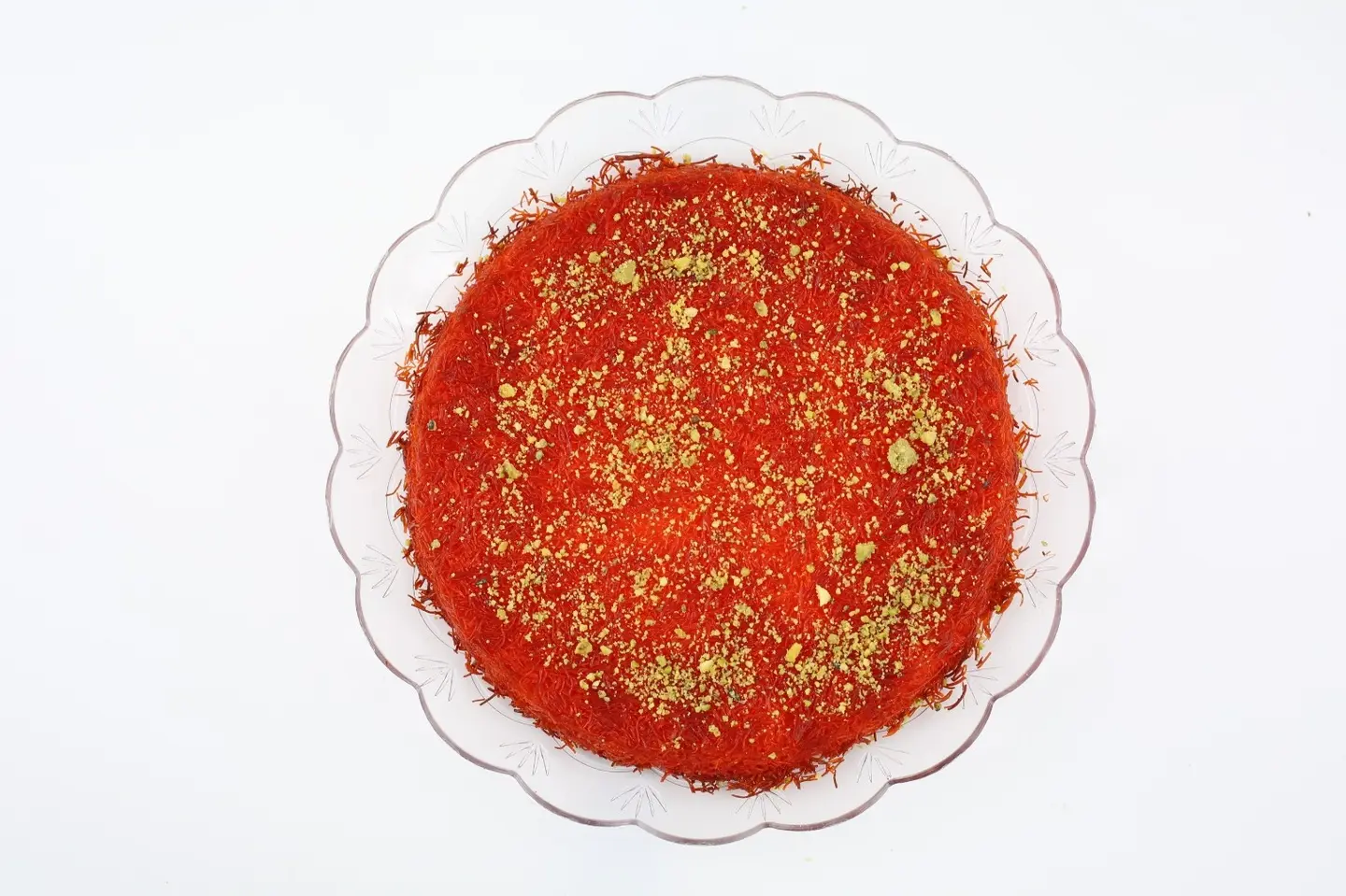 صحن كنافة بالجبنة صغير