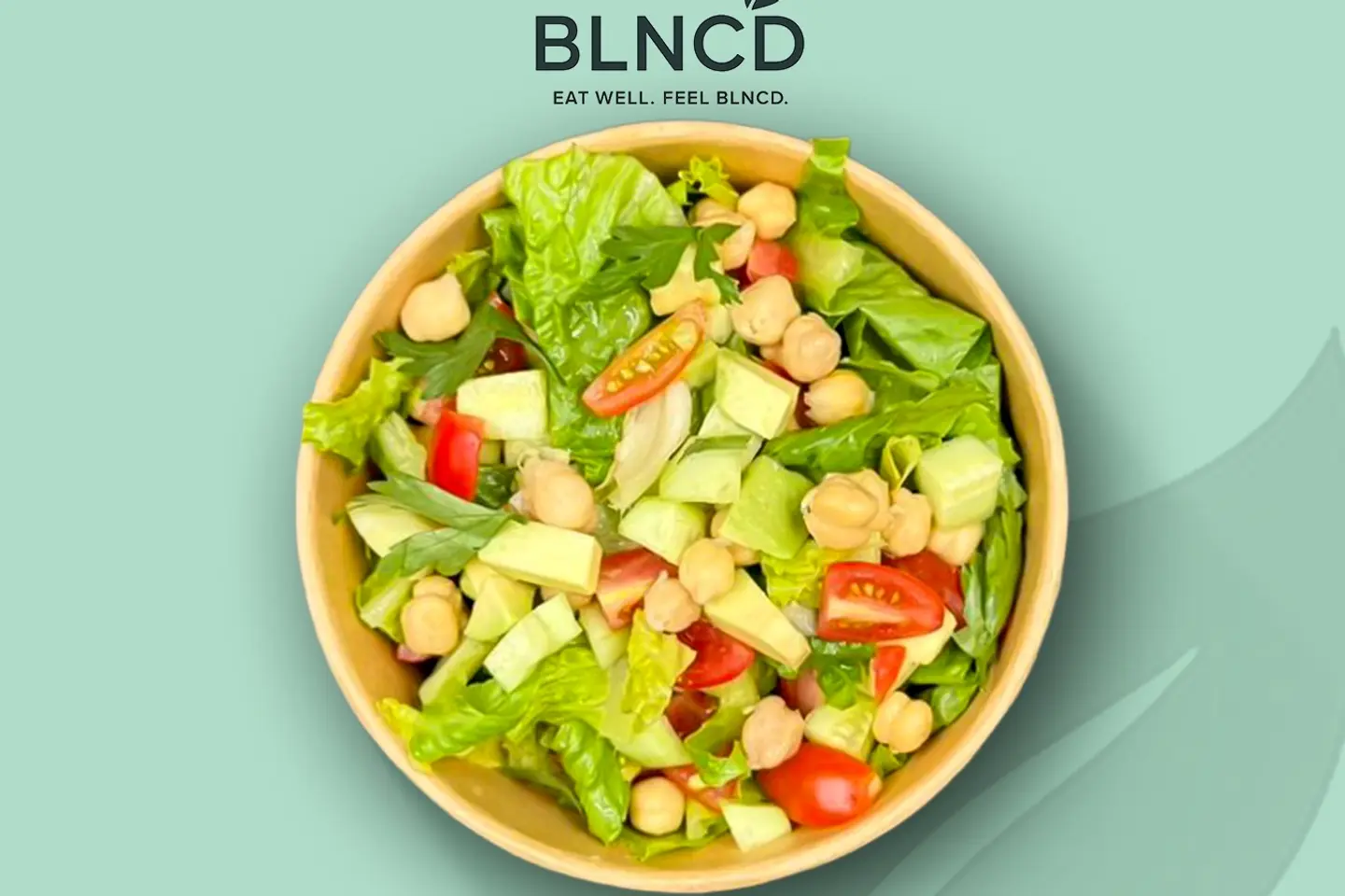 Chickpeas Garden Salad