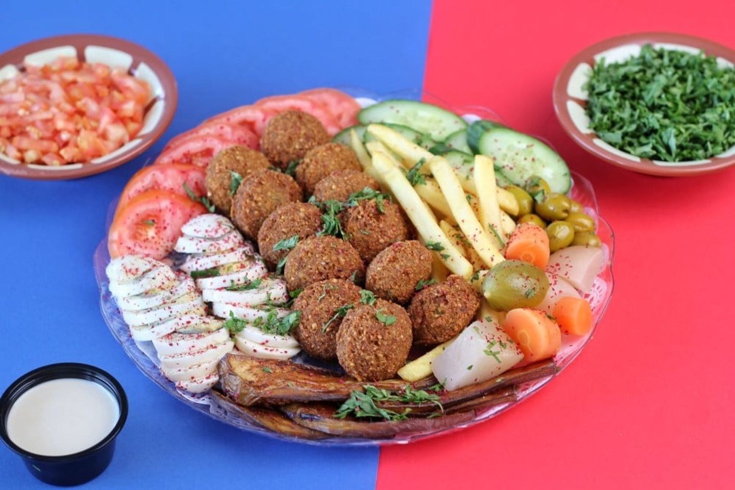 Mixed Falafel Plate