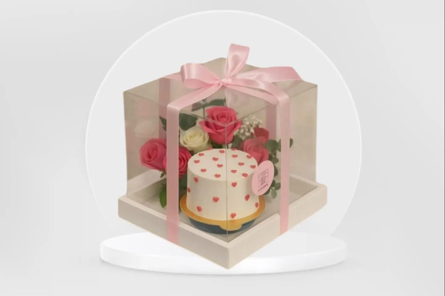 Gift Box With Cake