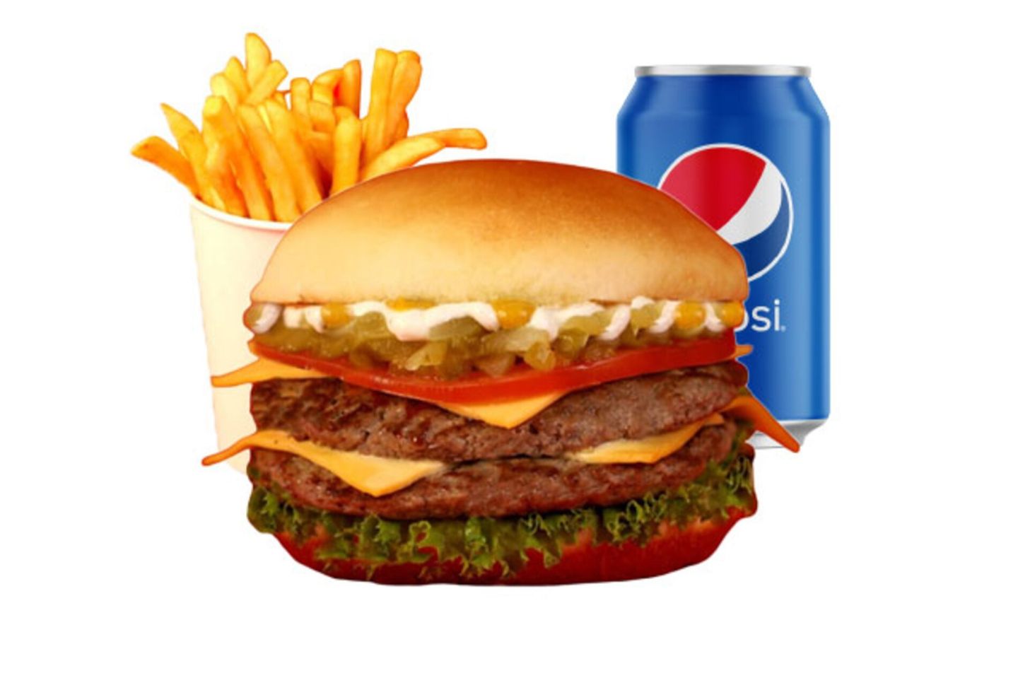 Classic Double Burger Meal