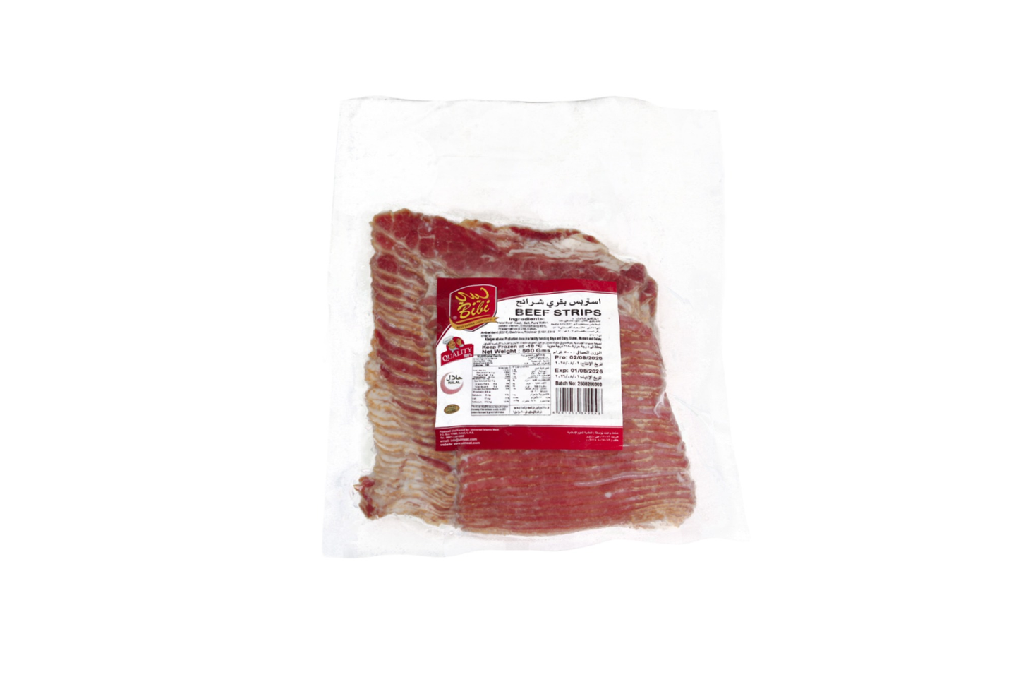 Bibi Beef Breakfast Slices 500gm