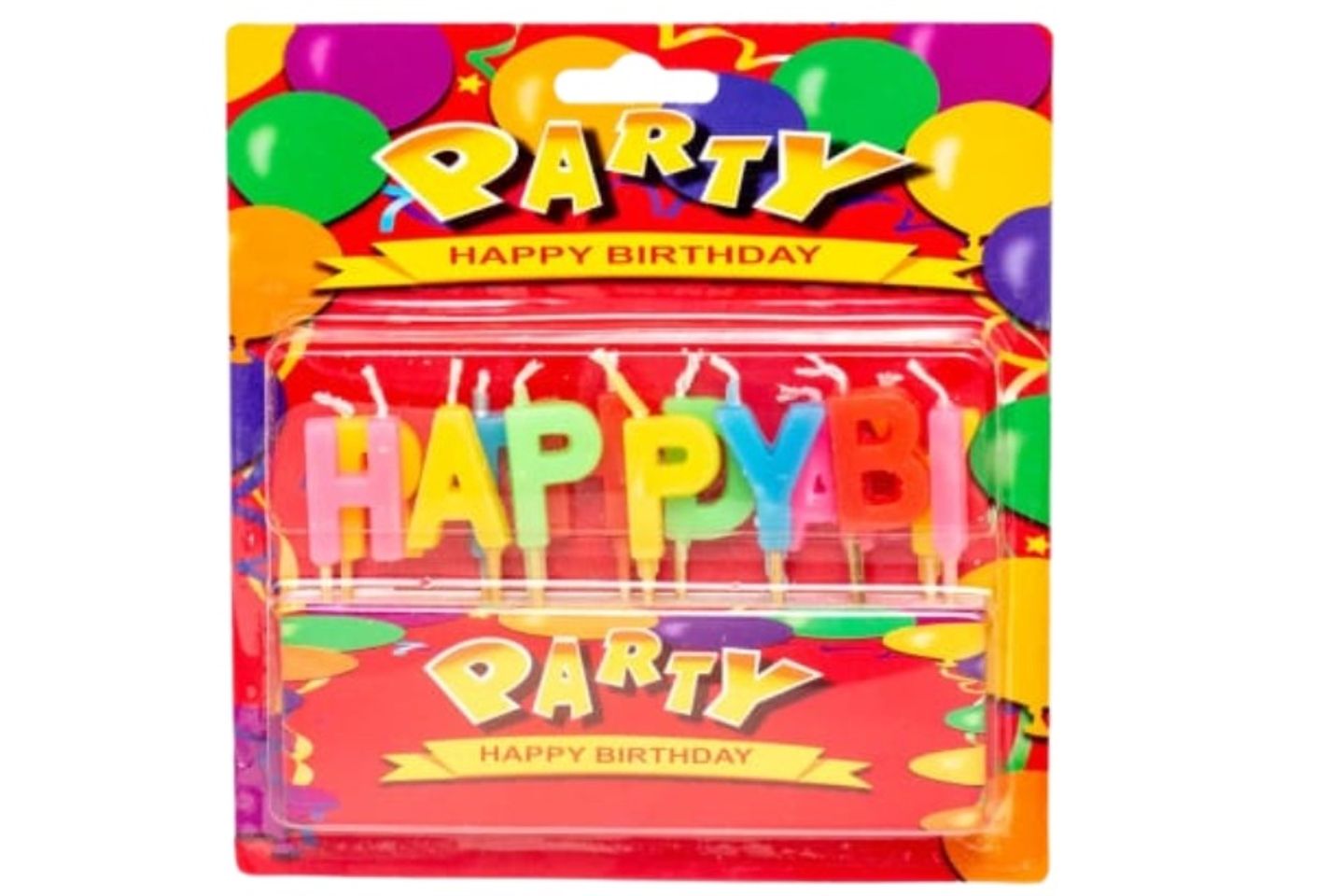 Colored Happy Birthday Letters
