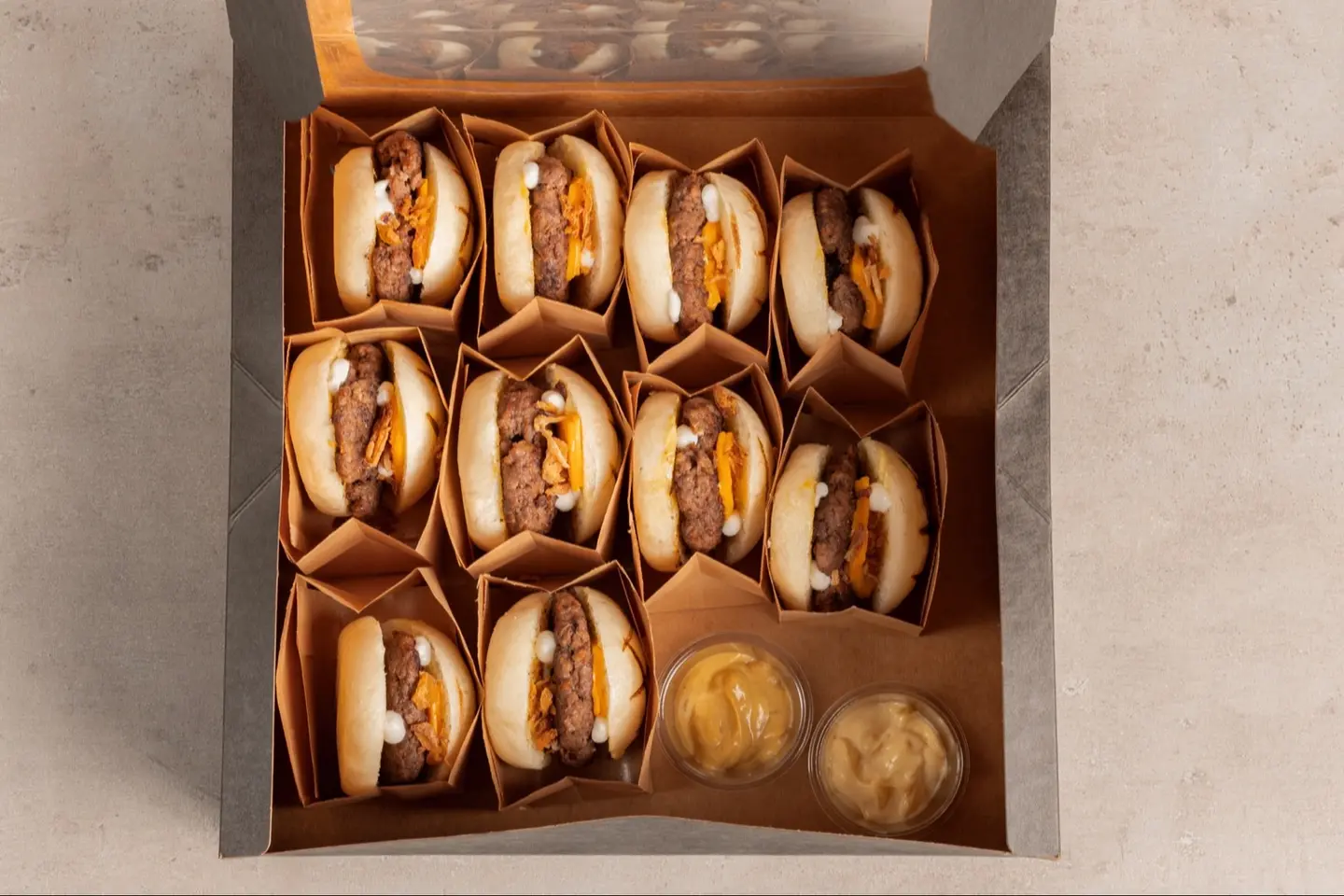 Angus Sliders Bao Box