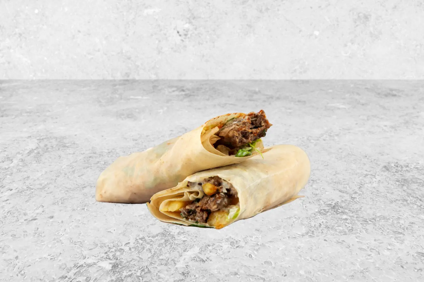 Beef Kebab Sandwich/ Saj Bread