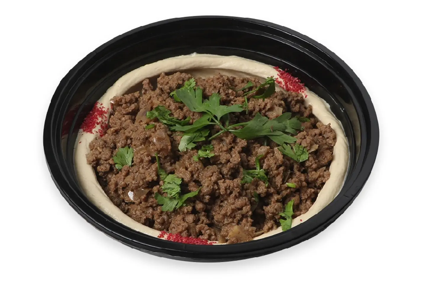 Minced Meat Plate With Hummus