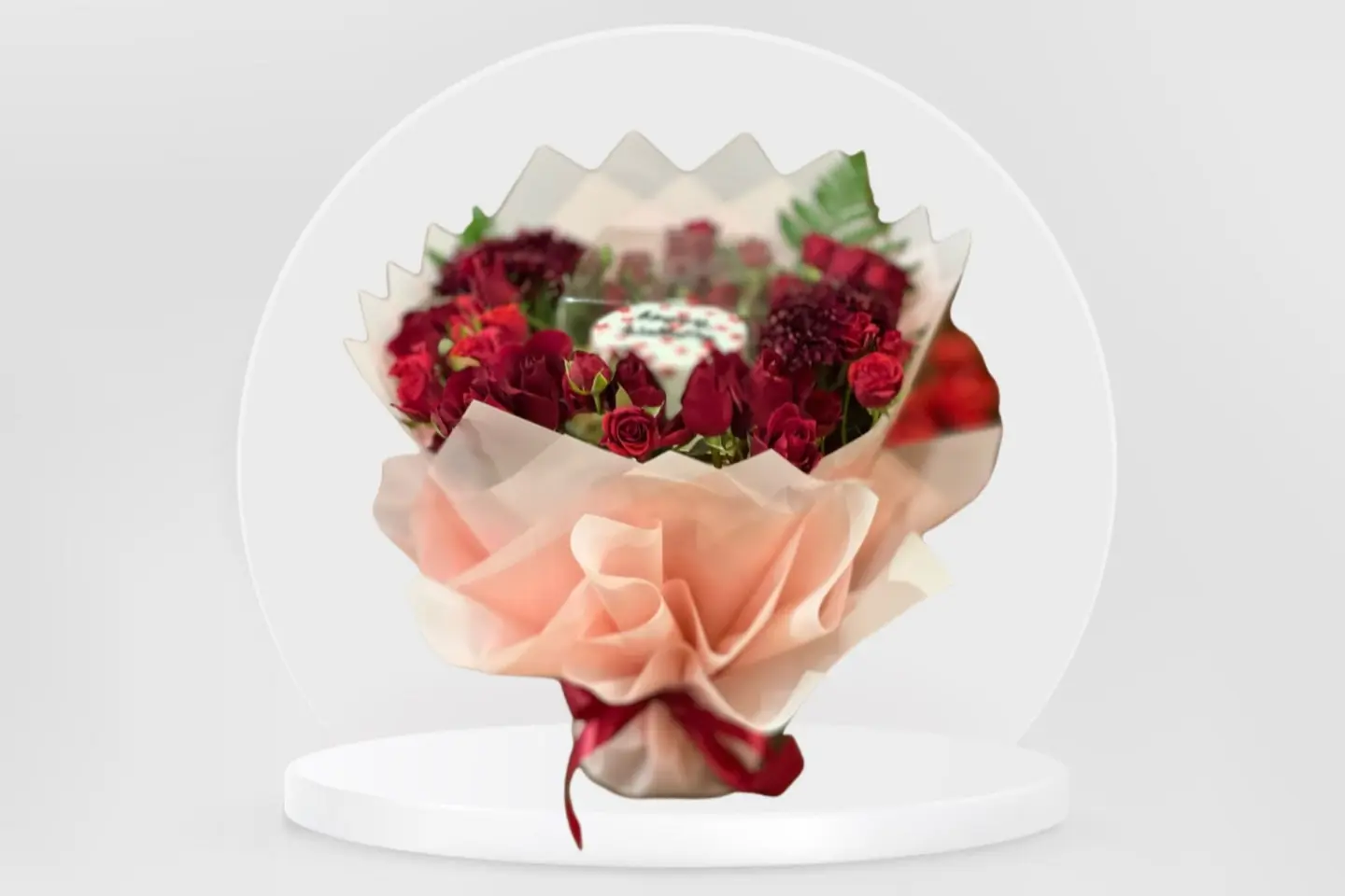 Star Bouquet With Cake