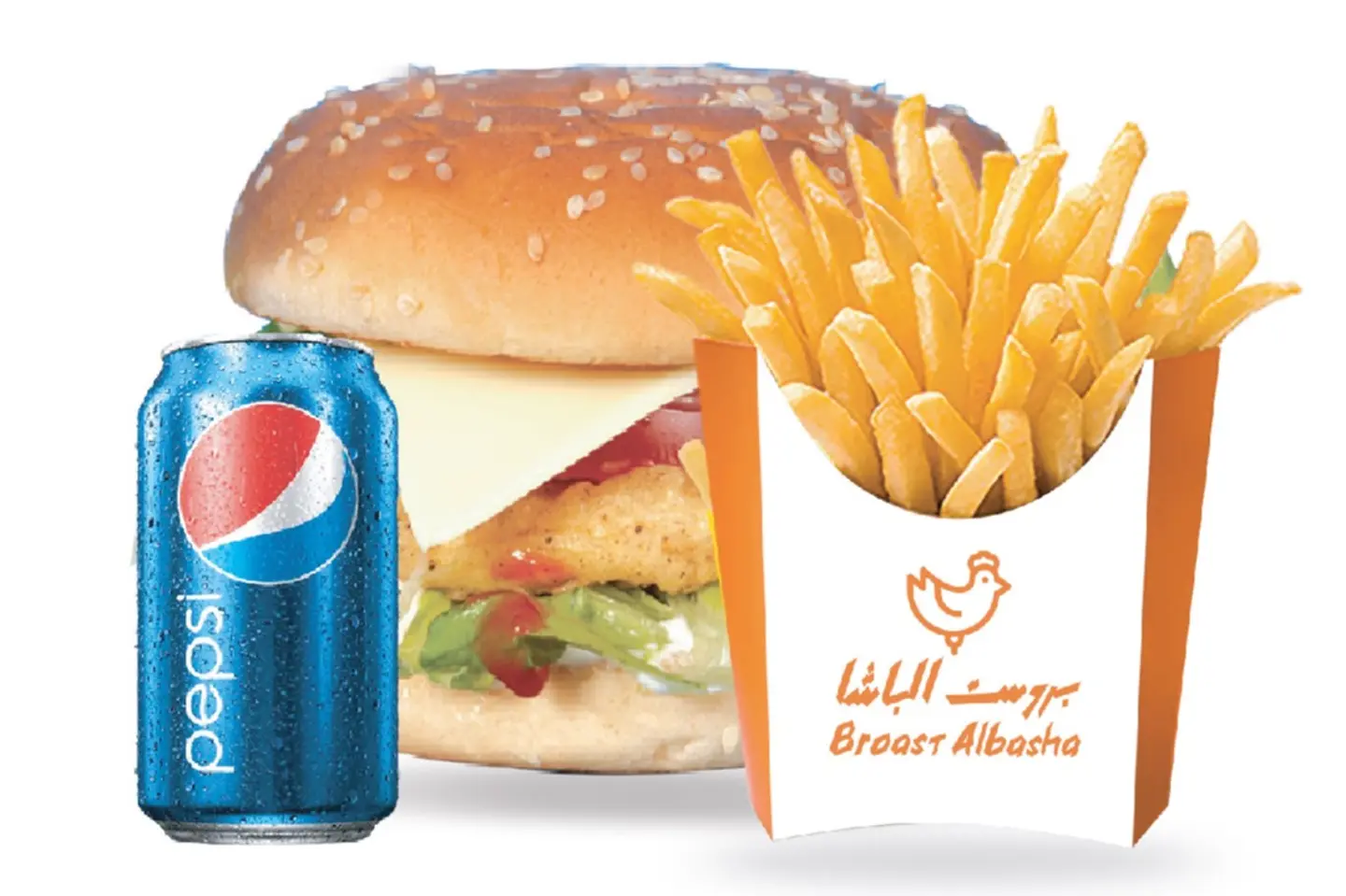 وجبة برجر دجاج