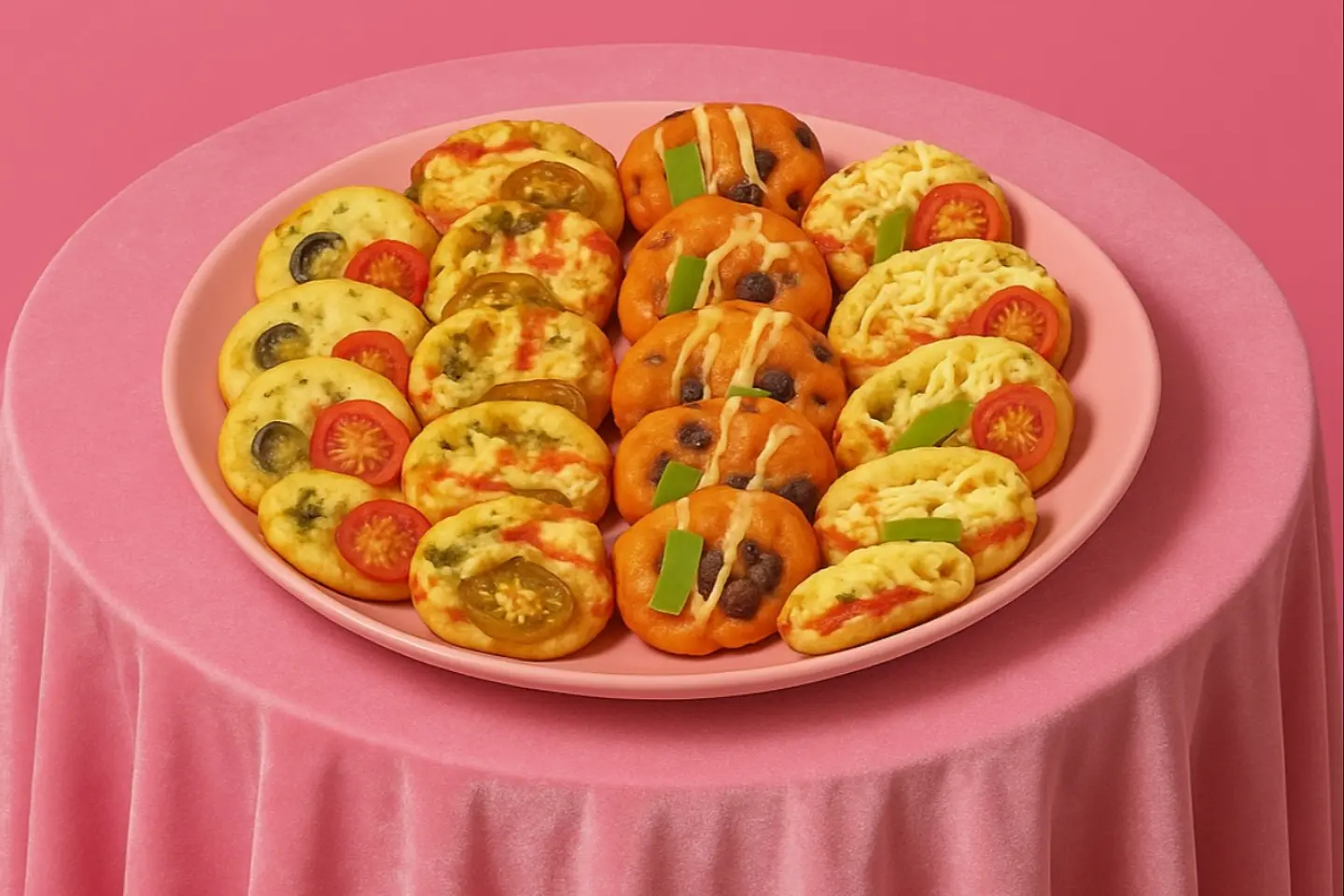 طبق ميني بيتزا