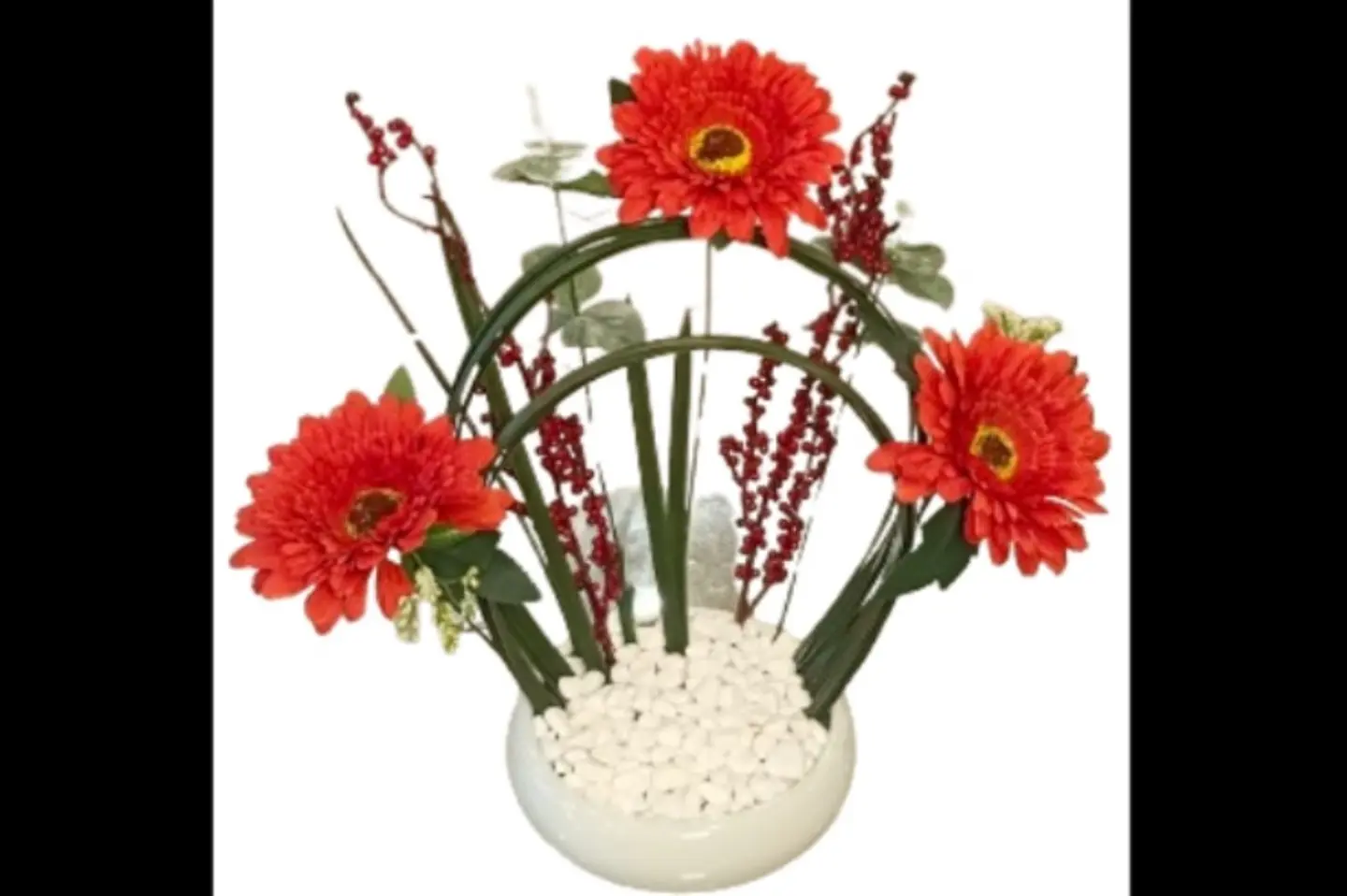 Flowers Plastic And Faza Clor Red