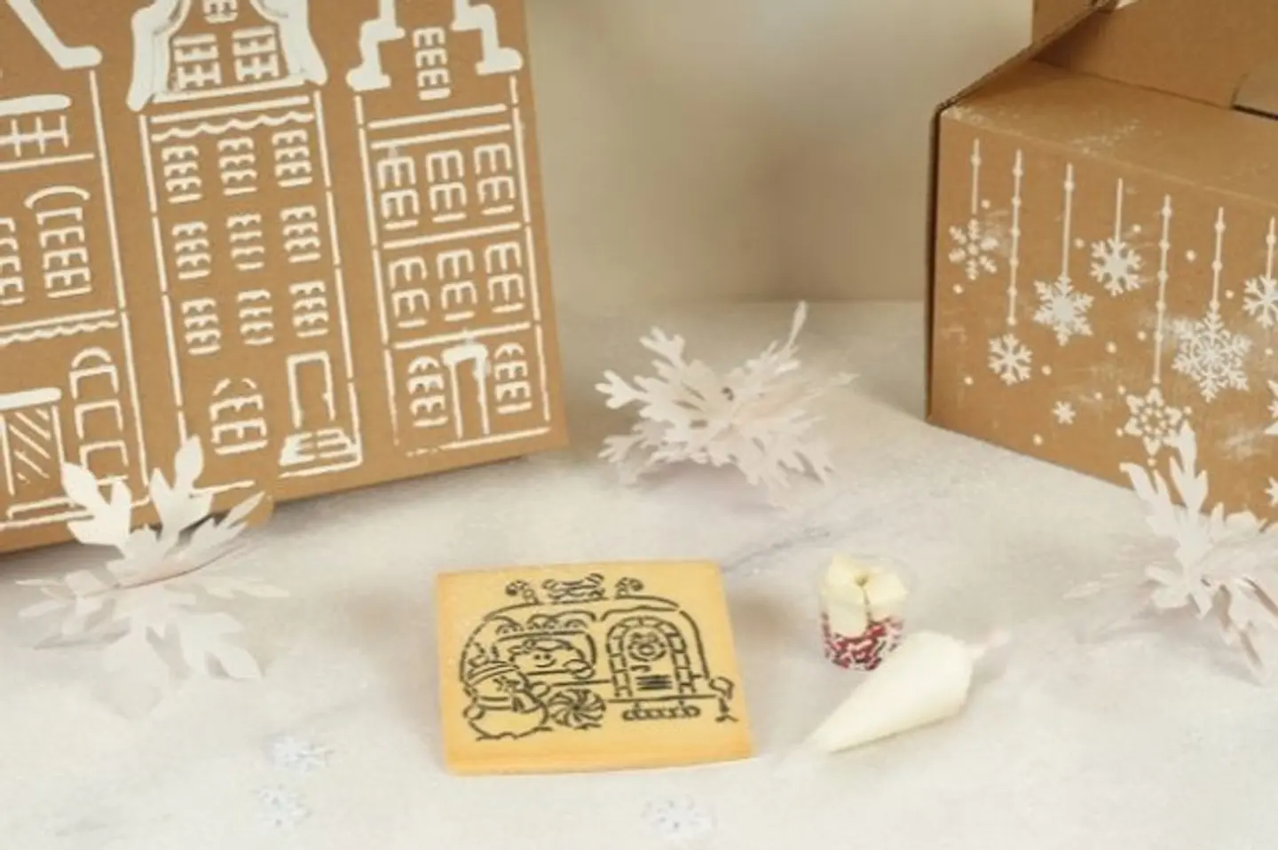 كرفان سنومان كوكيز كيت للتلوين