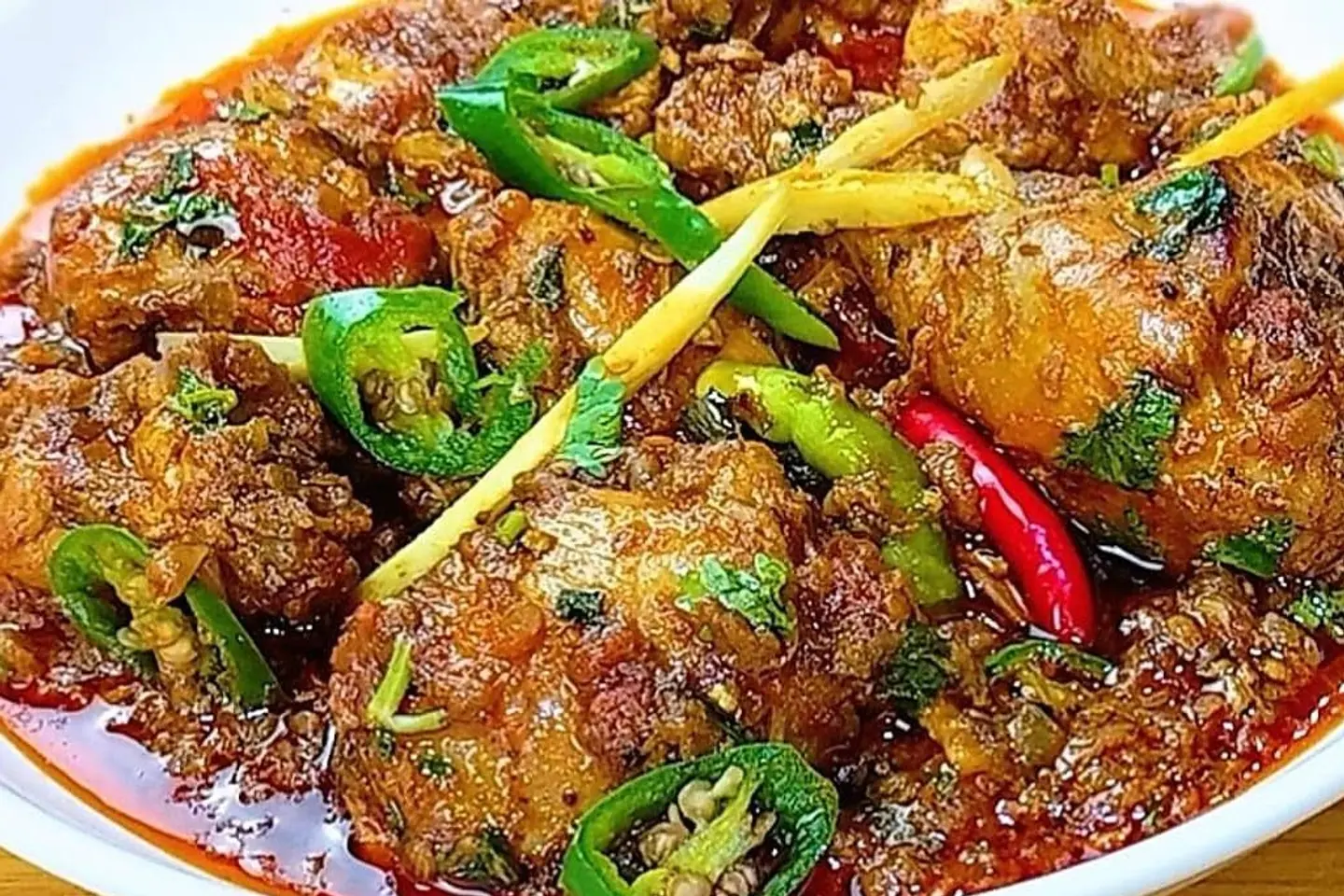 دجاج كاداي ماسالا مع براتا