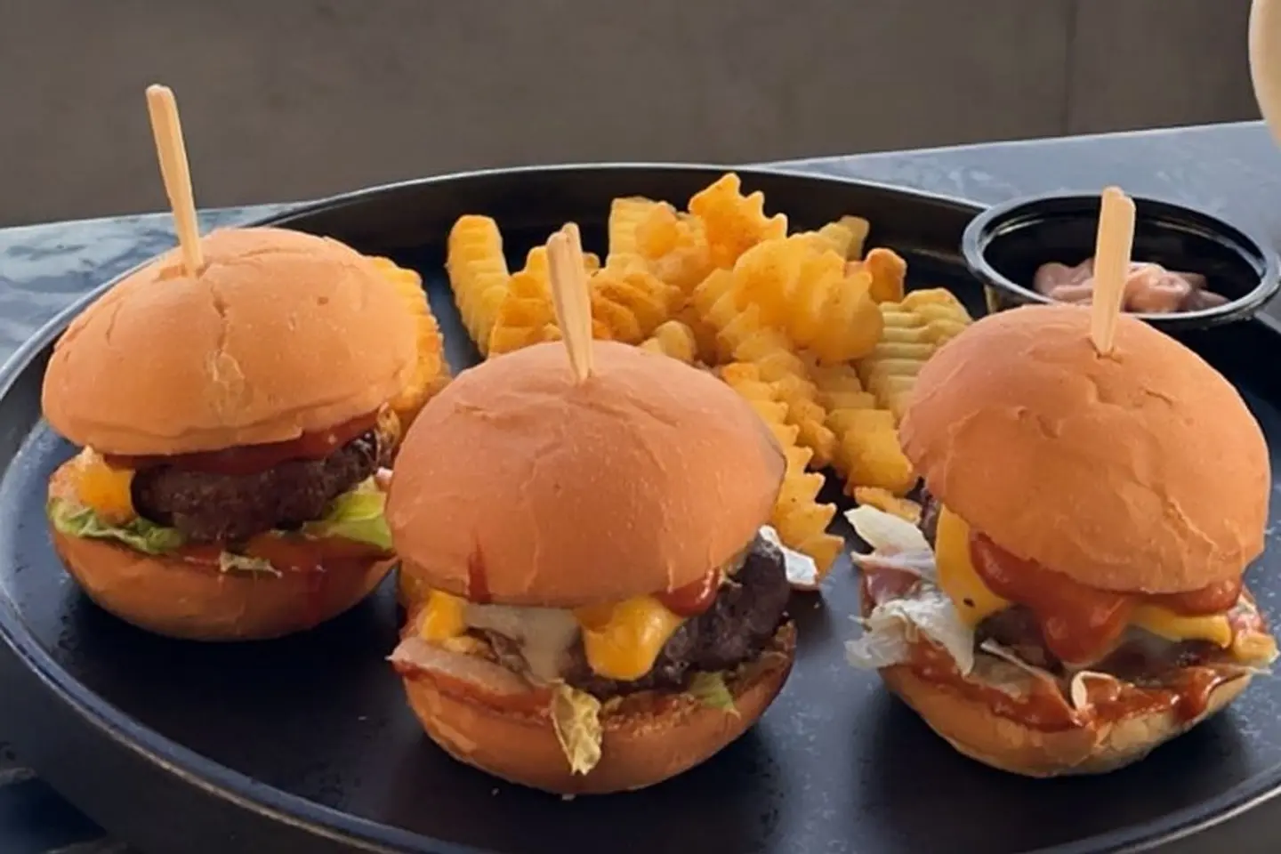 سلايدر برجر لحم