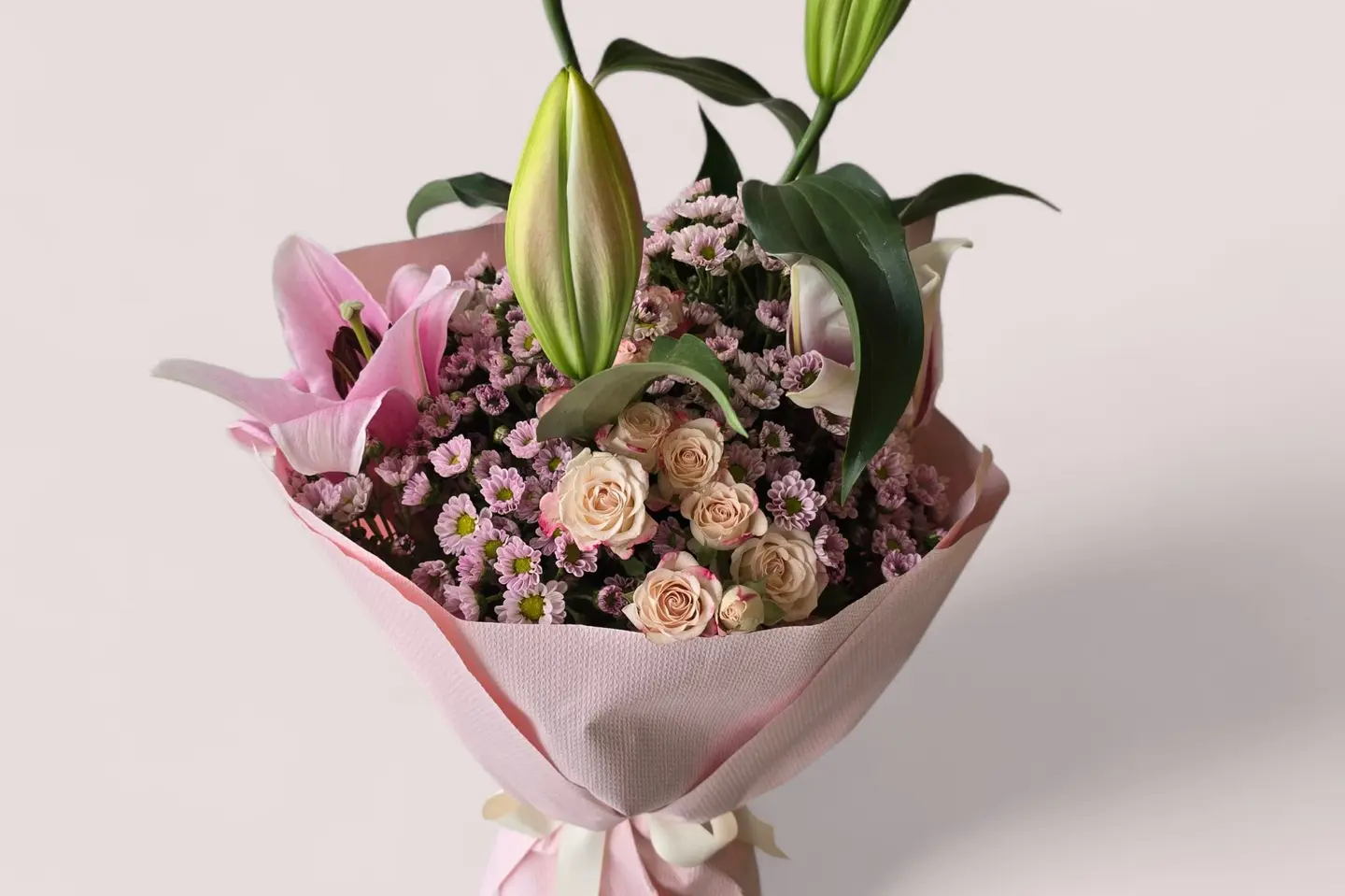 A Lovely Mixed Flower Bouquet