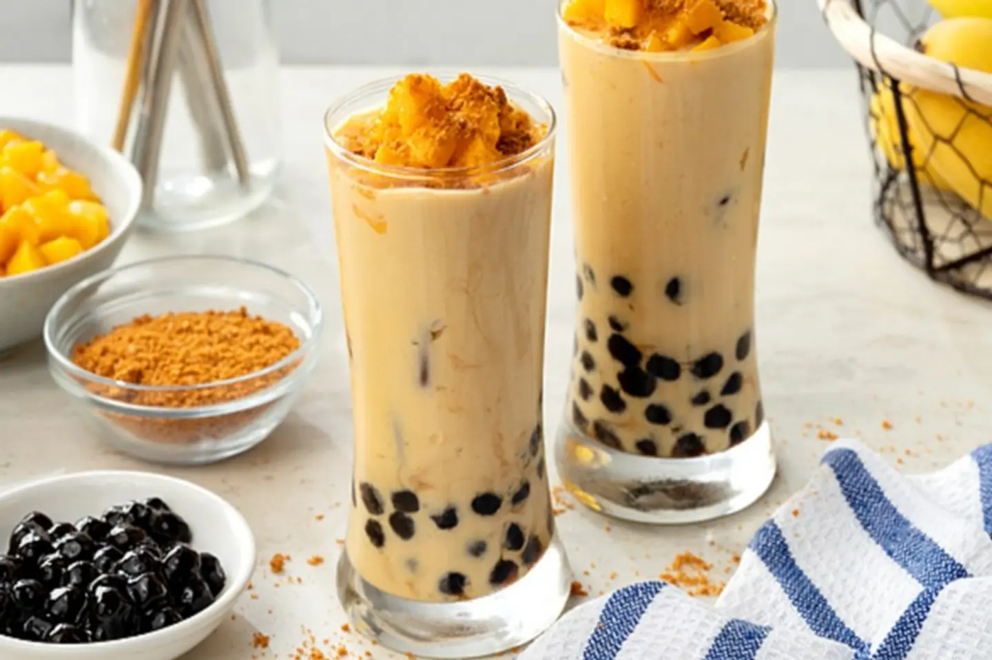 شاي حليب مانجو غراهام