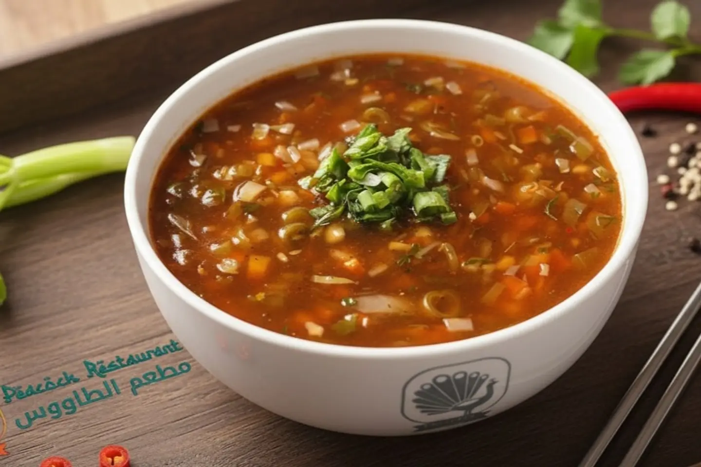 حساء الخضار الساخن