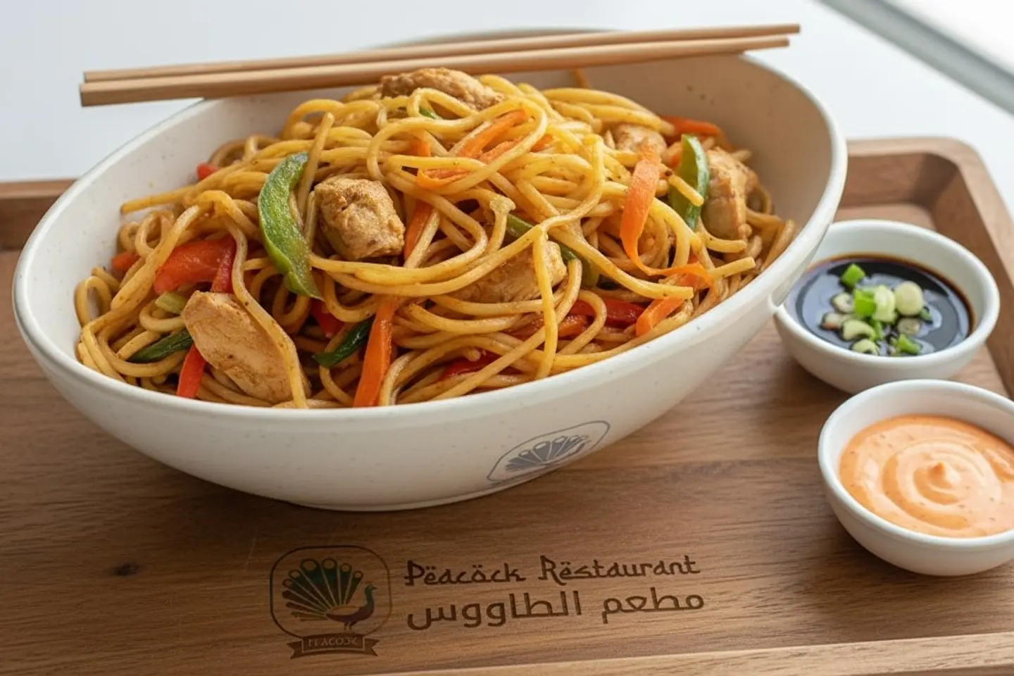 نودلز طرية بالدجاج